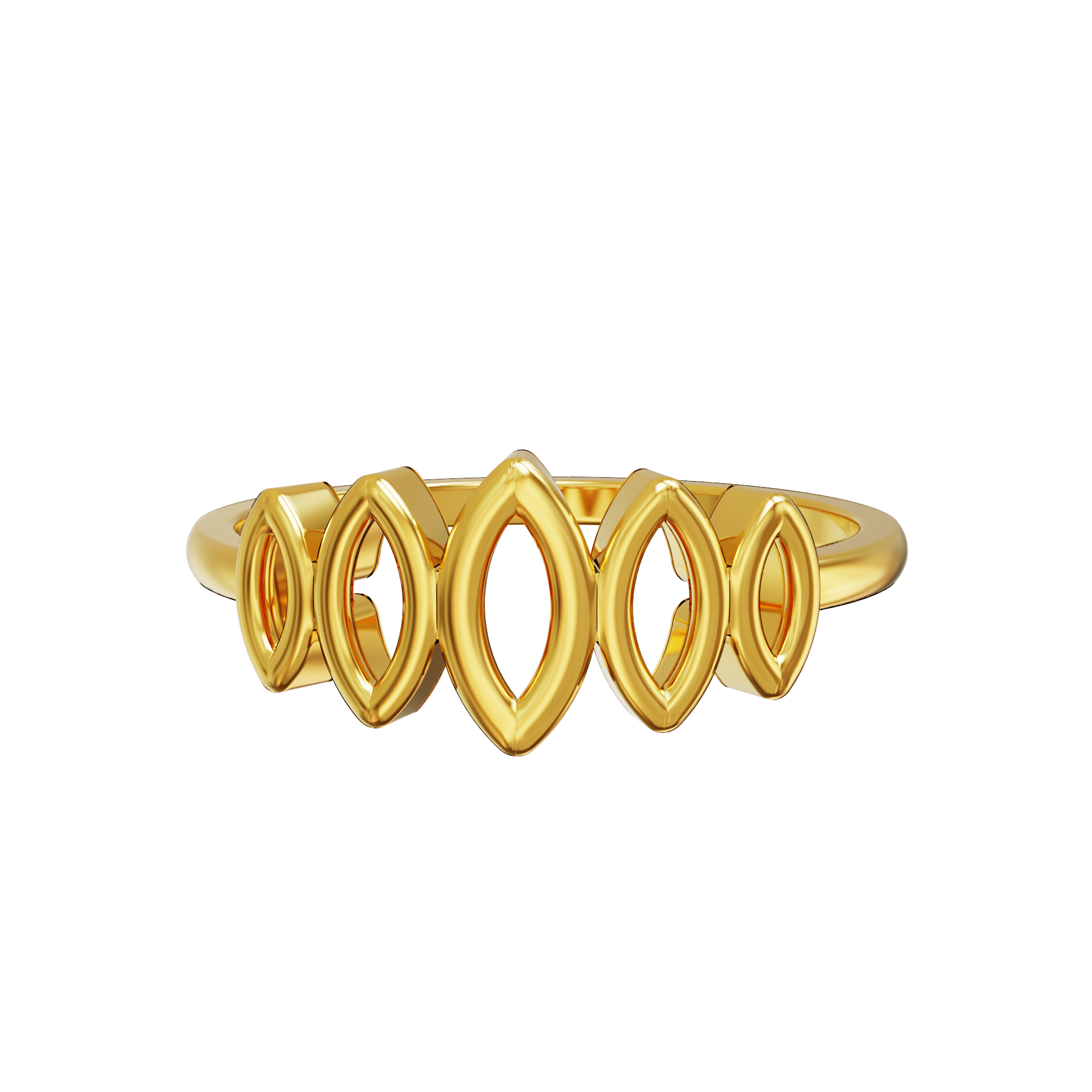 Curve-pattern-Gold-Ring-Design