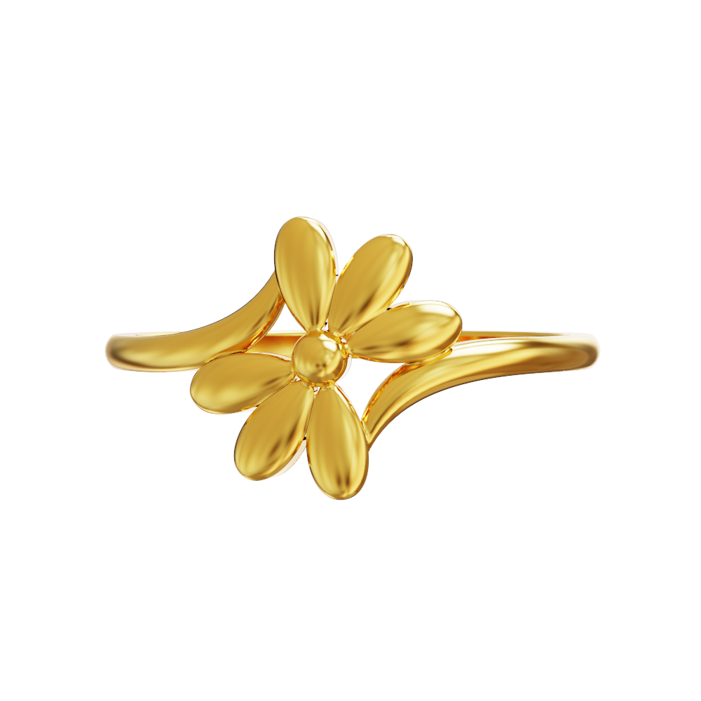Fancy-Floral-Design-Gold-Ring