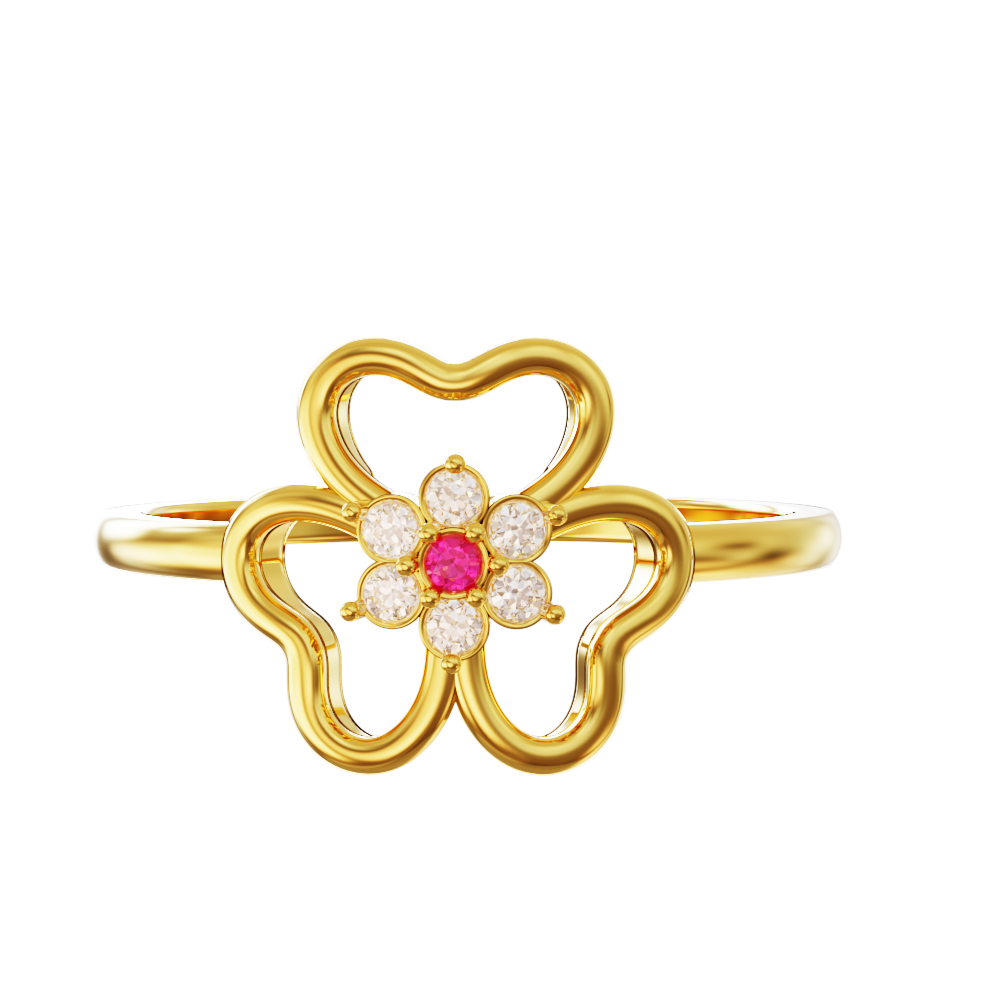 Floral-Ring-with-Stone