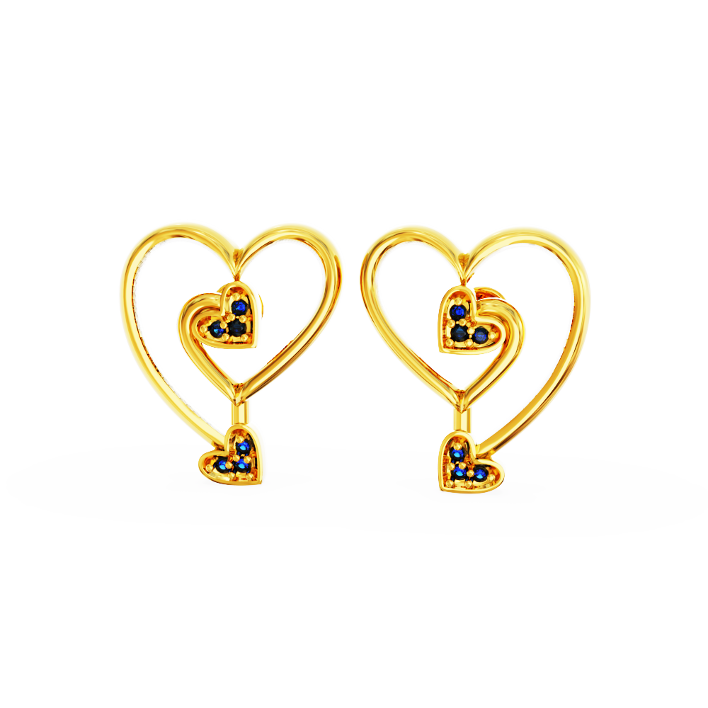 Gold-Earrings-Best-Lovers-day-gift-2023