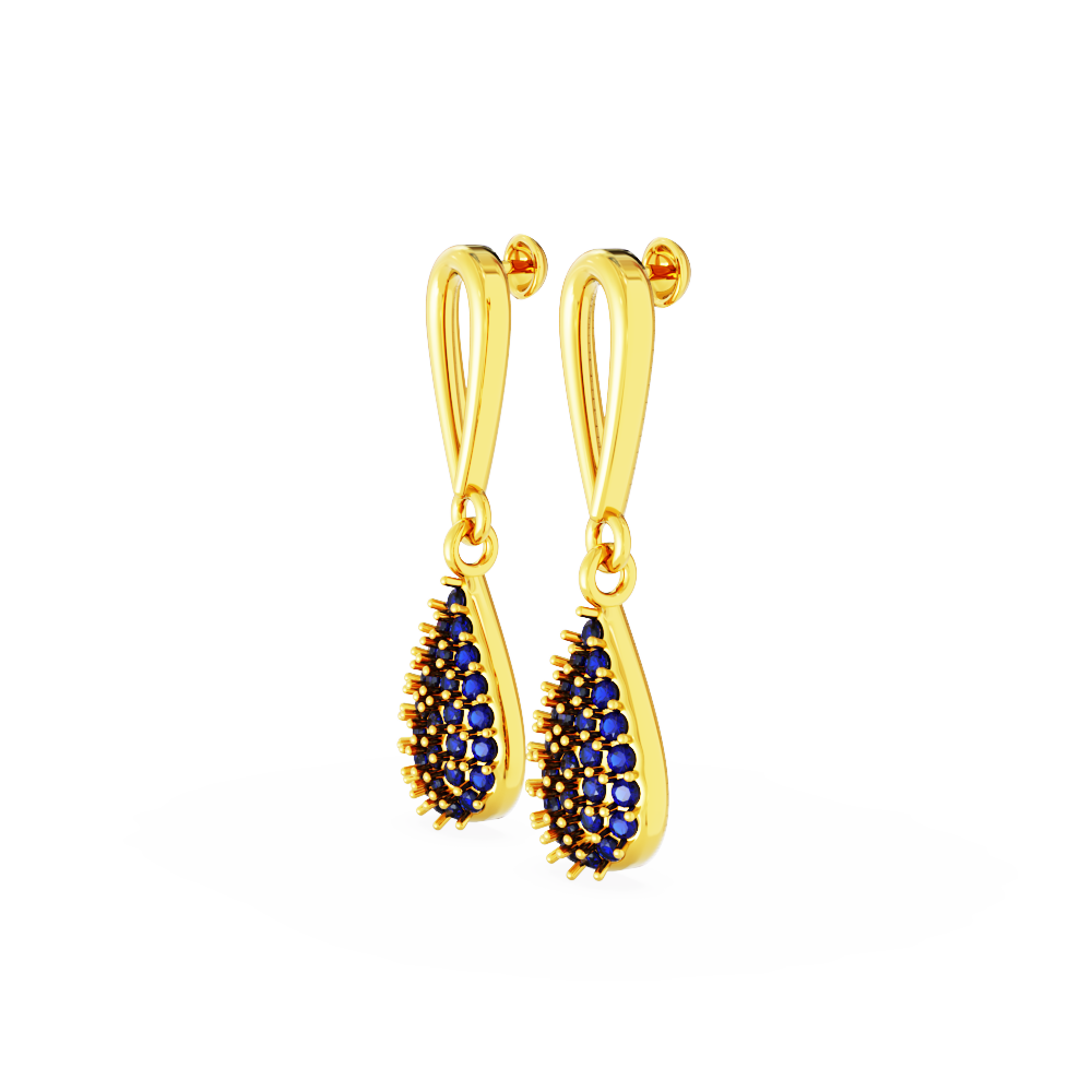 Gold-Earrings-Stone-Stud-Drops-Collections-2023