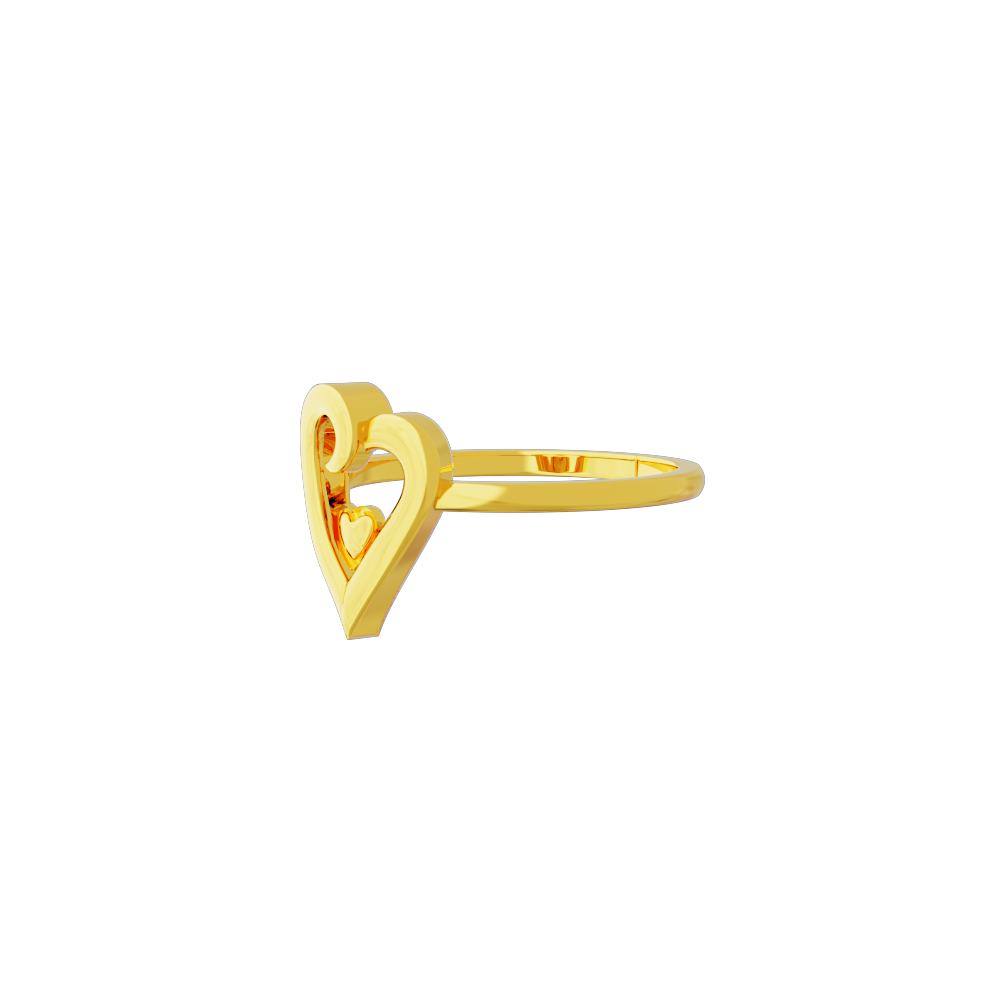 Heart-shaped-Gold-Ring-design-Plain-heart-Design-Ring-01-03