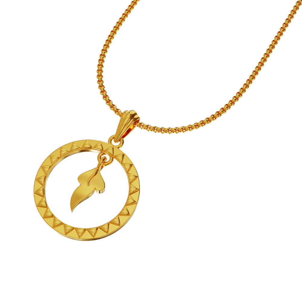 Latest-Circular-Design-Gold-Pendant