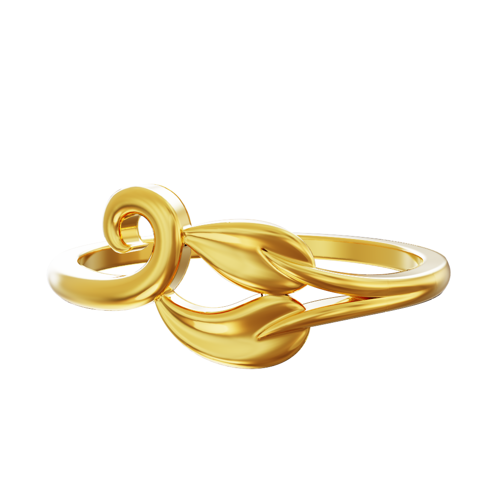 Leaf-Design-Gold-Ring