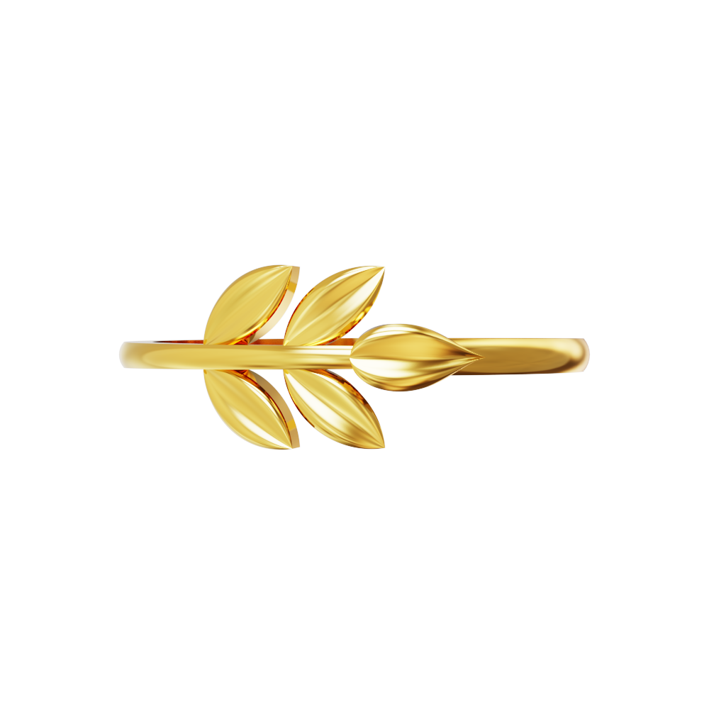 Nature-Leaf-Design-Gold-Ring-Collections