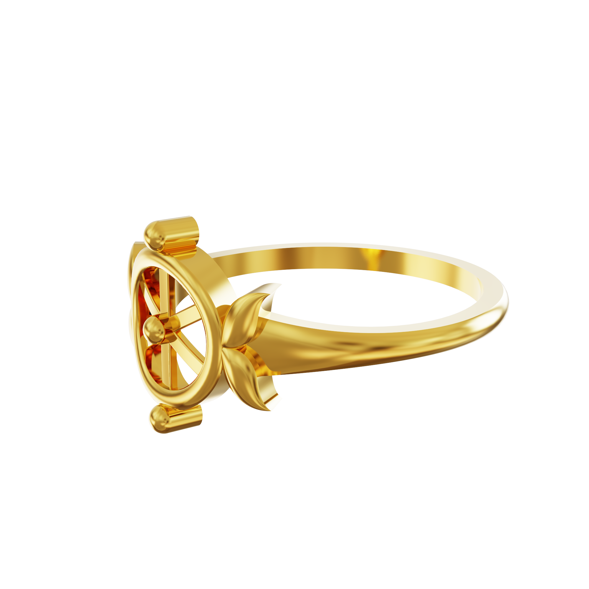 Compass-Design-Gold-Ring Collections