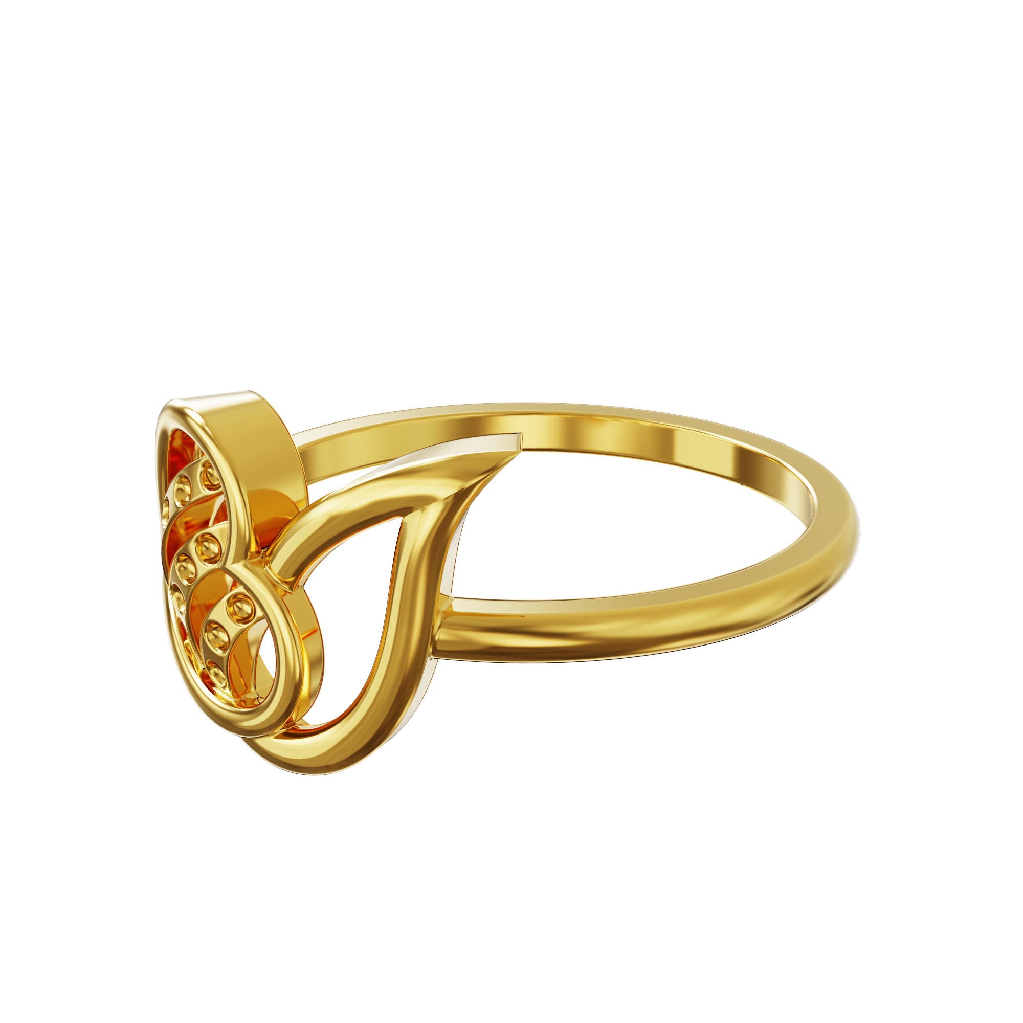 Heart-Design-Gold-Ring