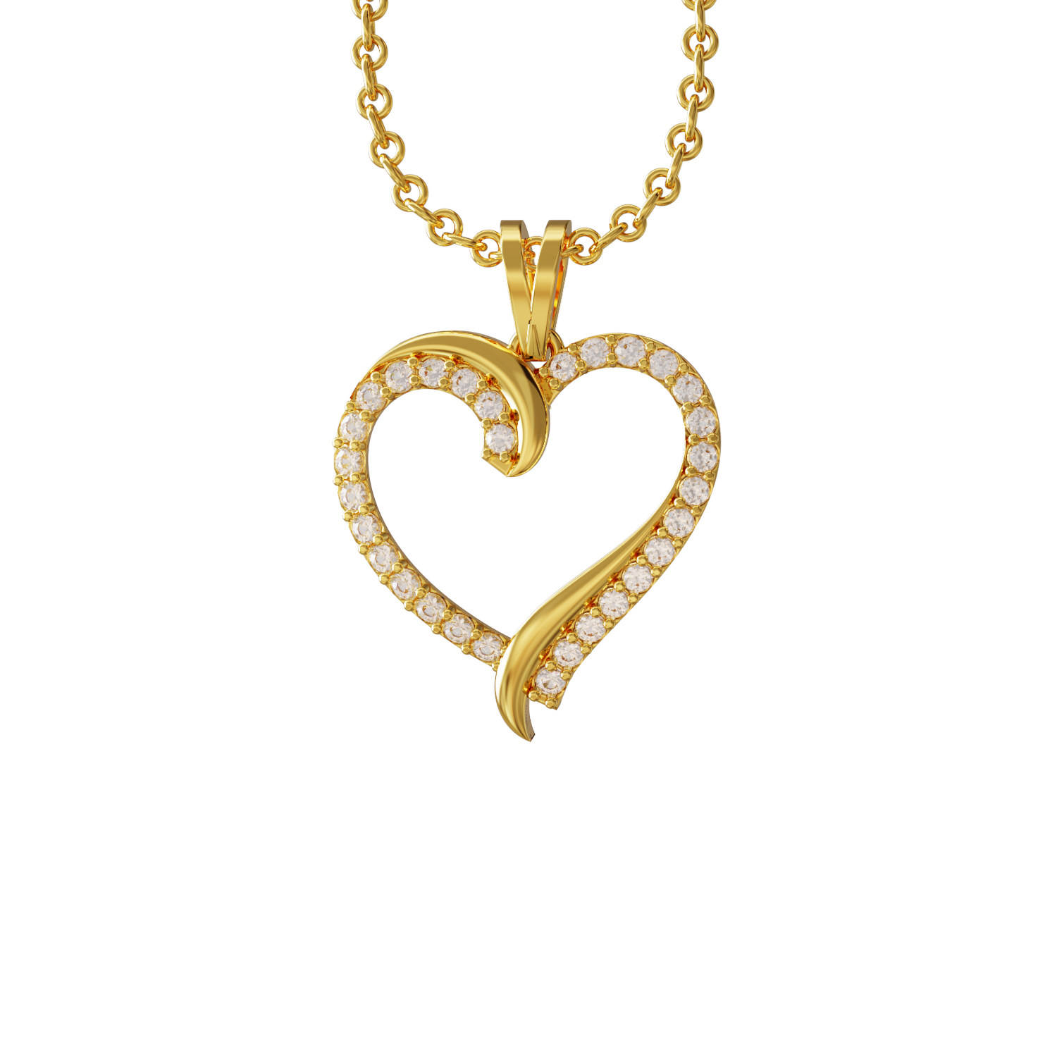 Heart-Symbol-Gold-Pendant