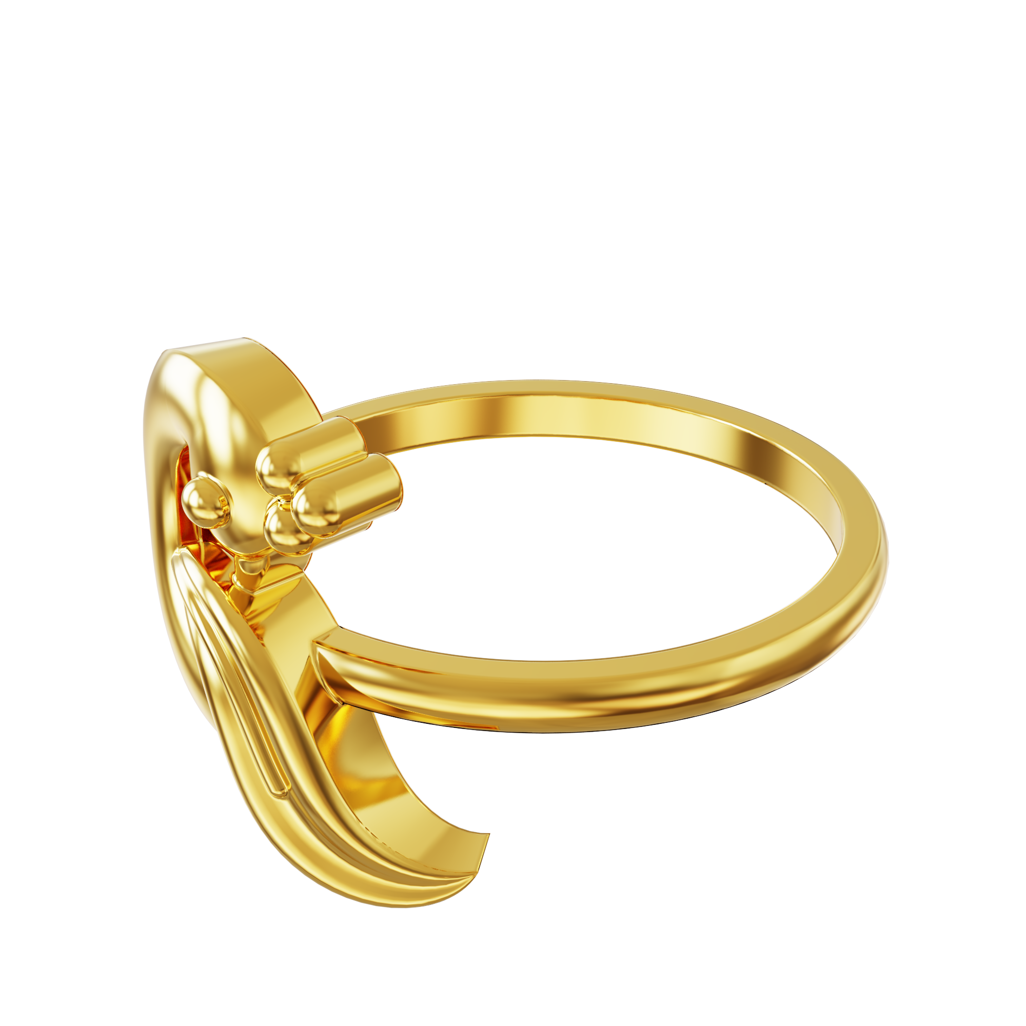 Shy-peacock-design-gold-ring