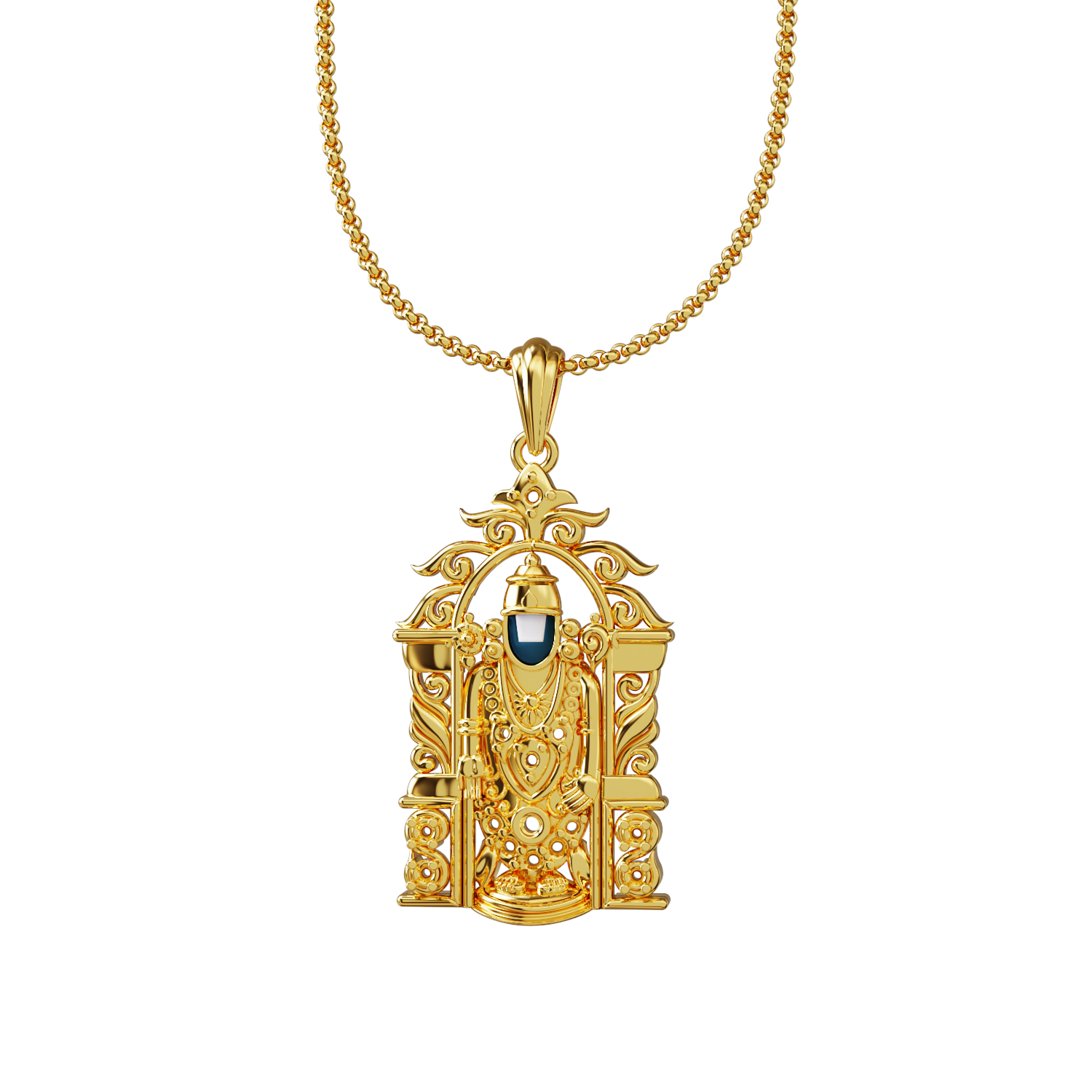 Srinivasa-perumal-Gold-Pendant