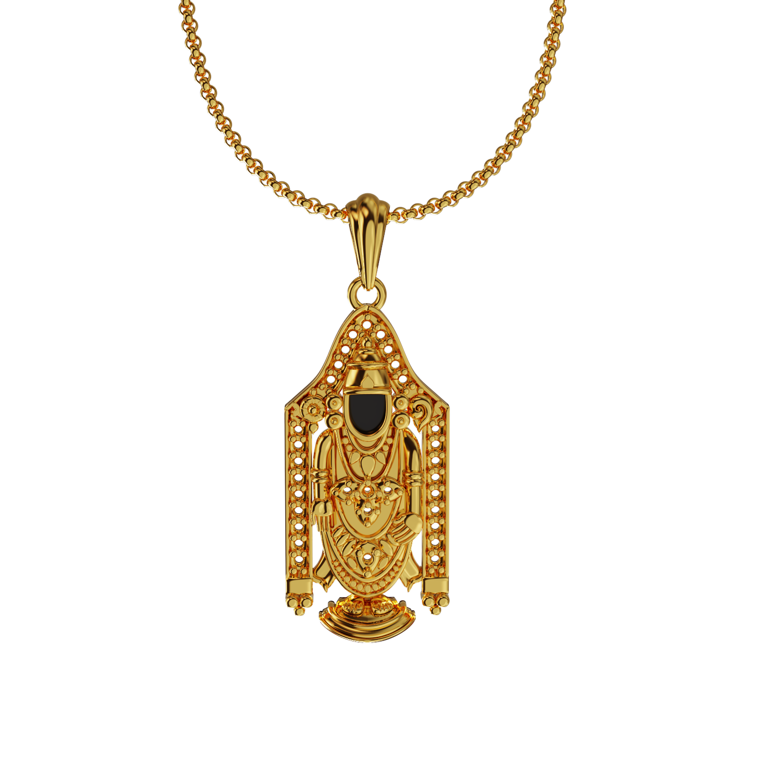Srinivasa-perumal-gold-pendant
