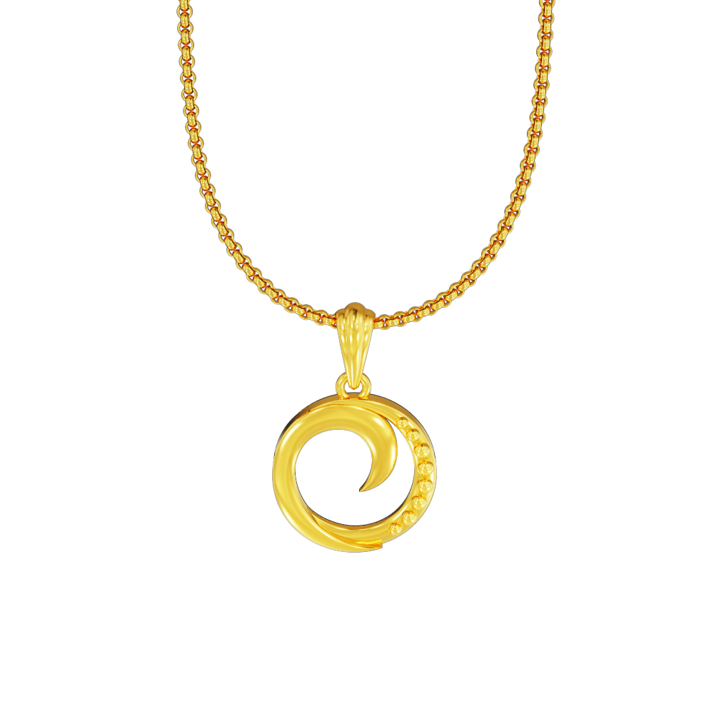 Wave-Design-Gold-Pendant-Collections