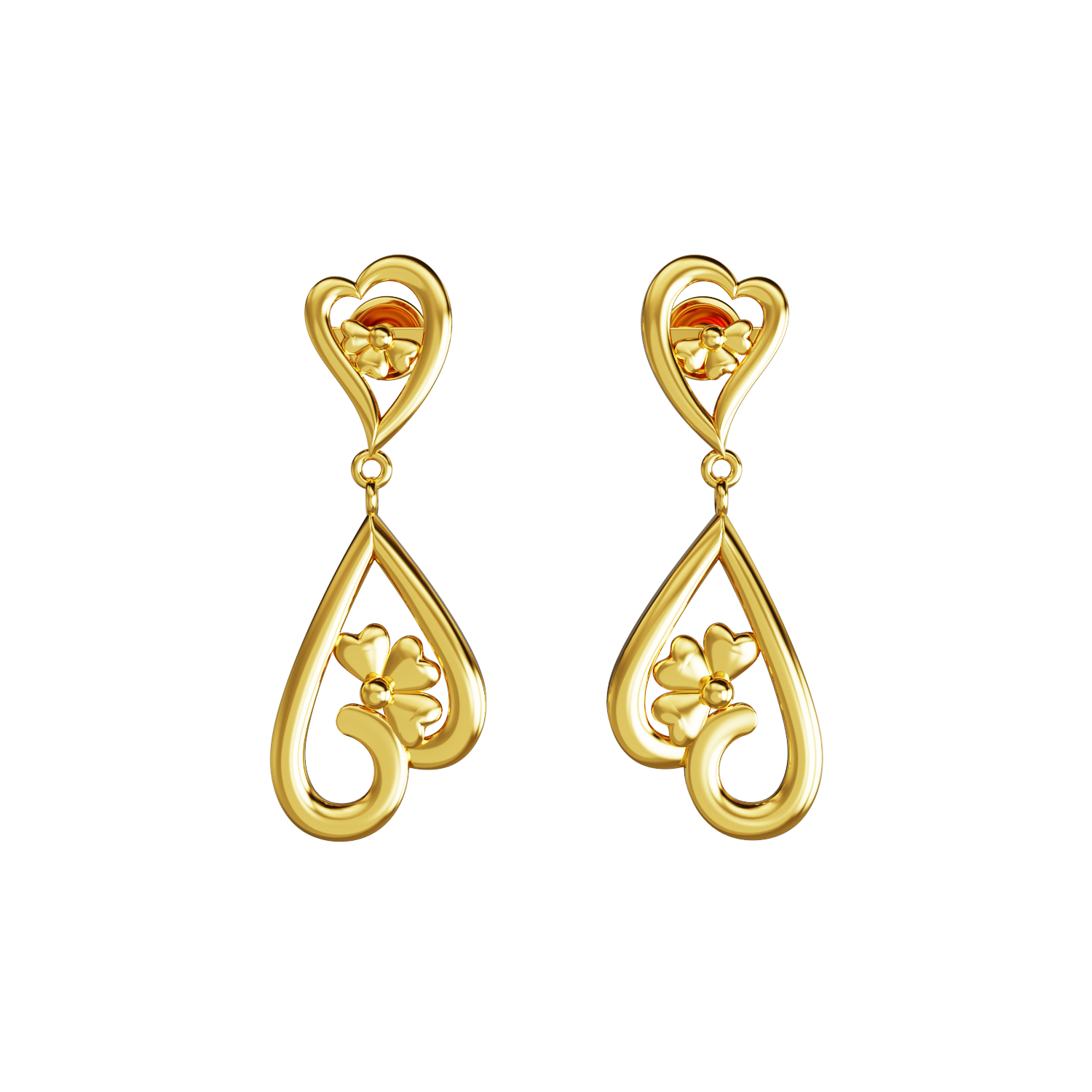 Curve-shaped-gold-earrings-designs