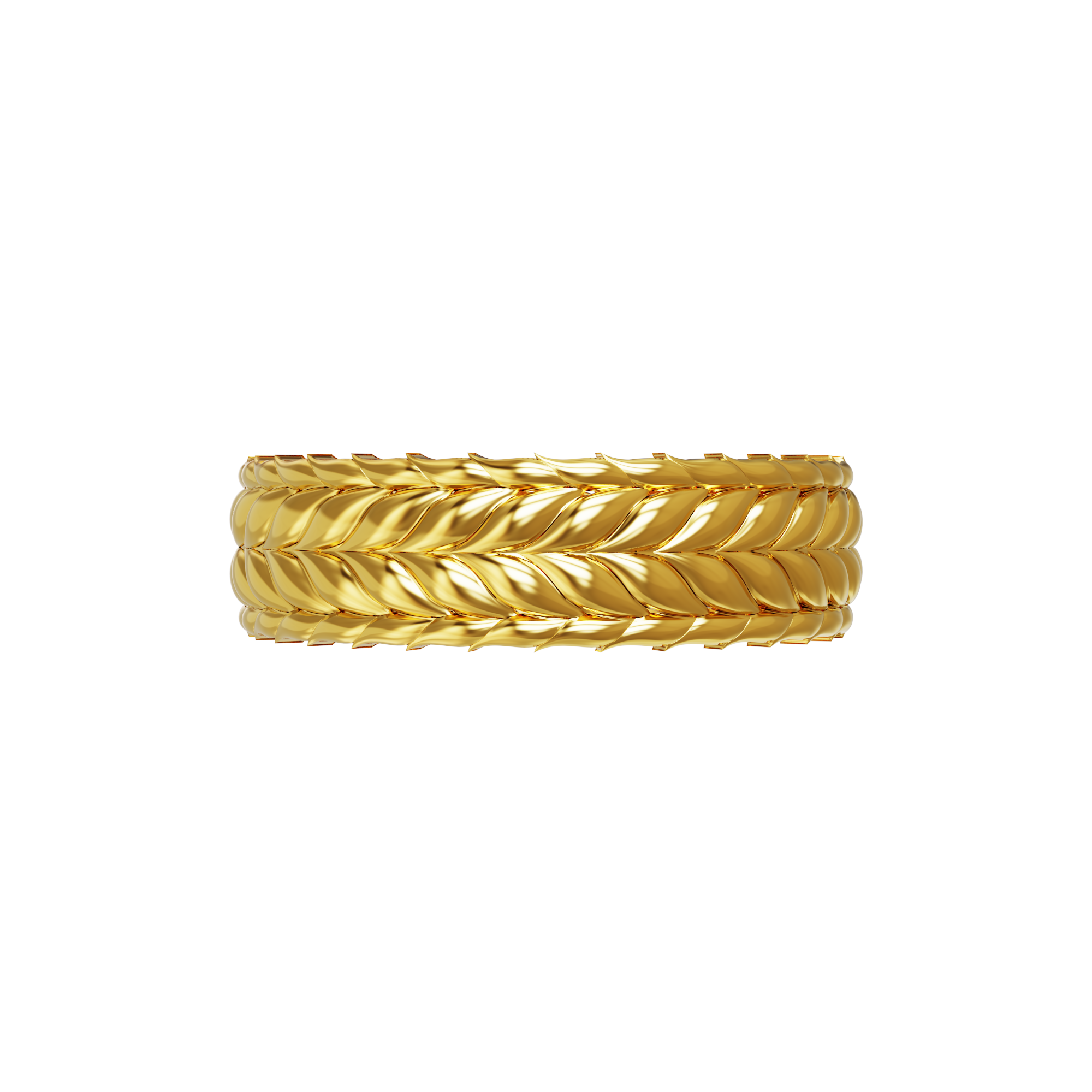 Floral-Design-Band-Gold-Ring