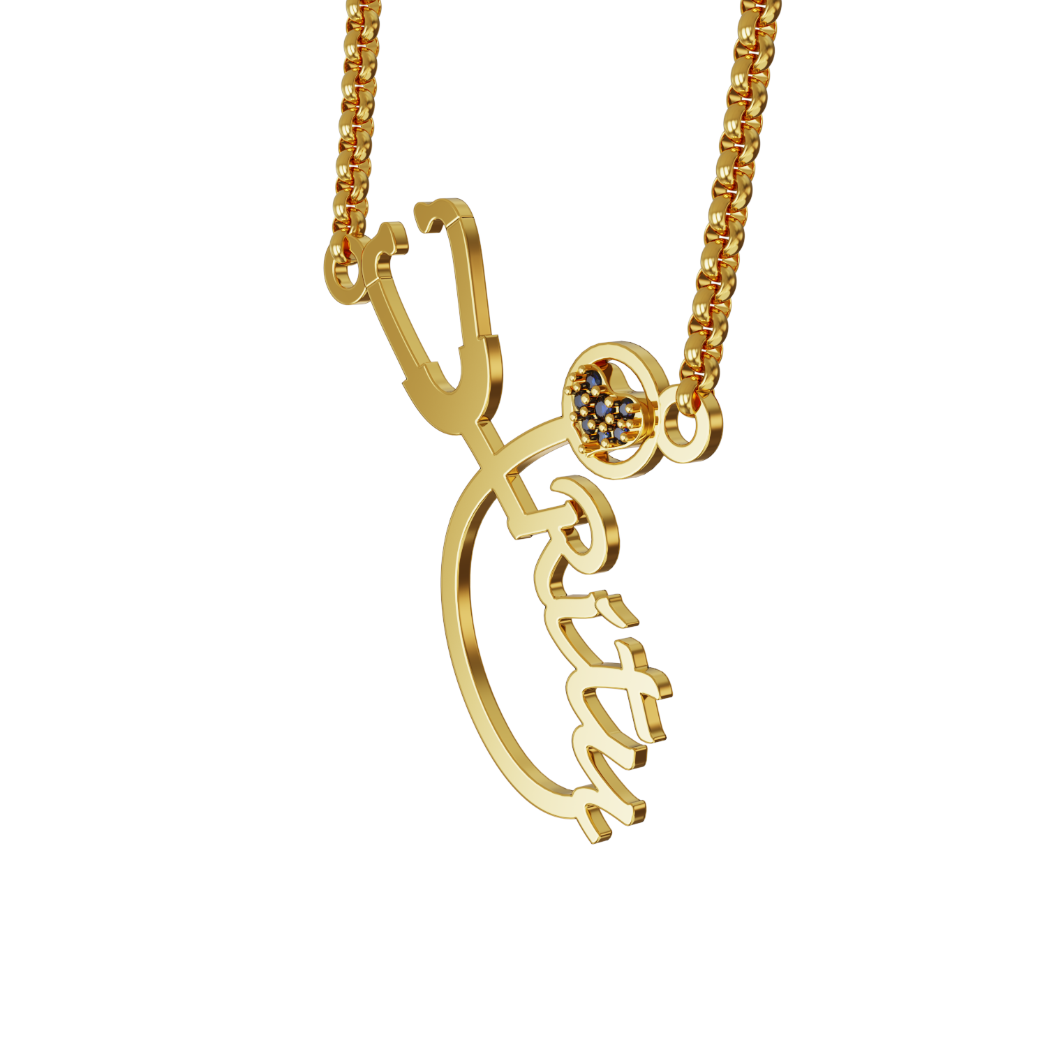 Customized-Gold-Pendant-for-Doctor