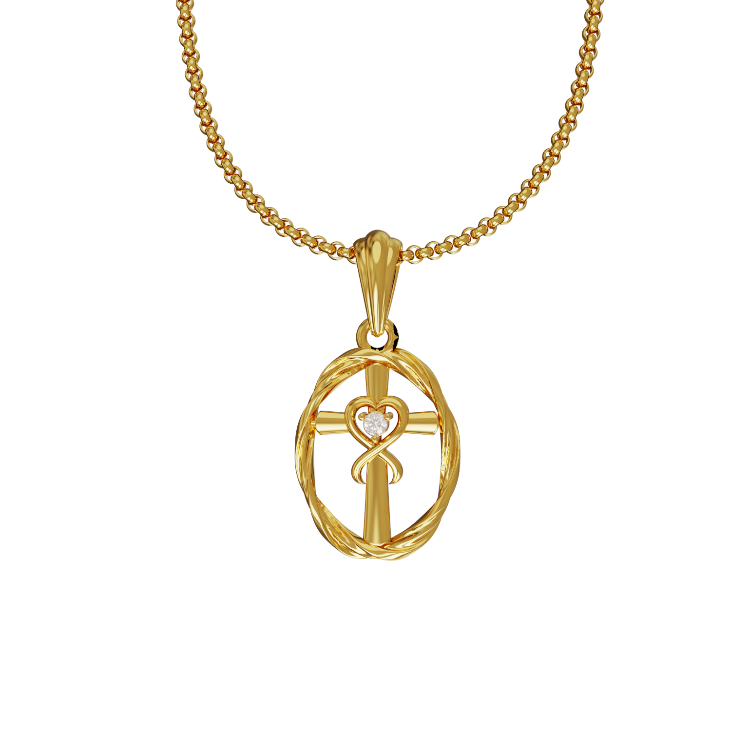 Jesus-Christ-Gold-Pendant-Collections