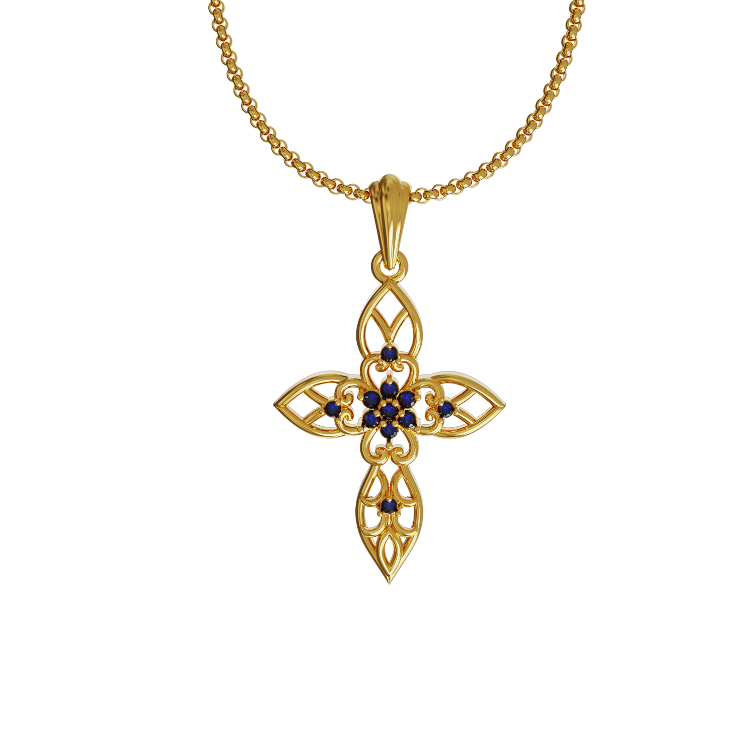 Jesus-cross-Gold-Pendant-Collections