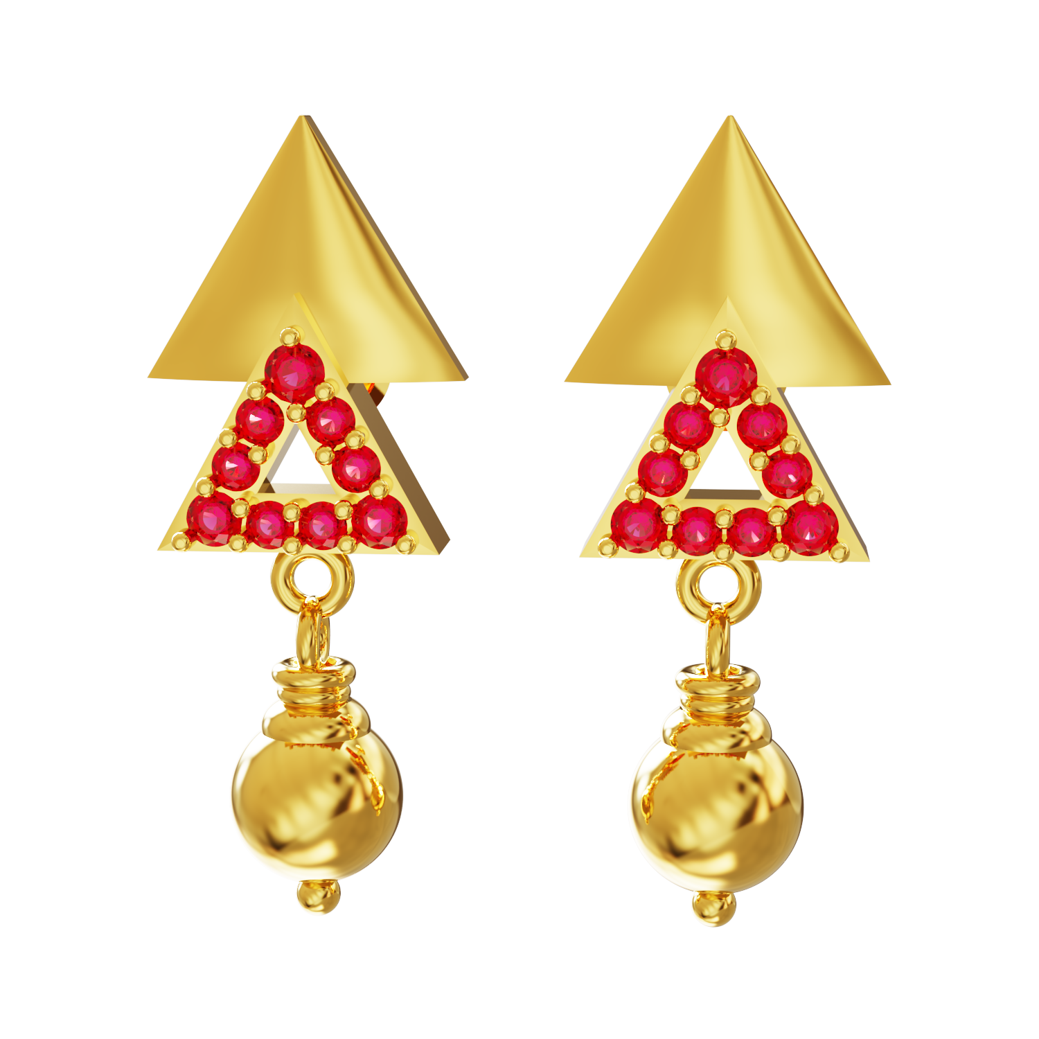 Triangle-Design-Gold-Earring-Collections