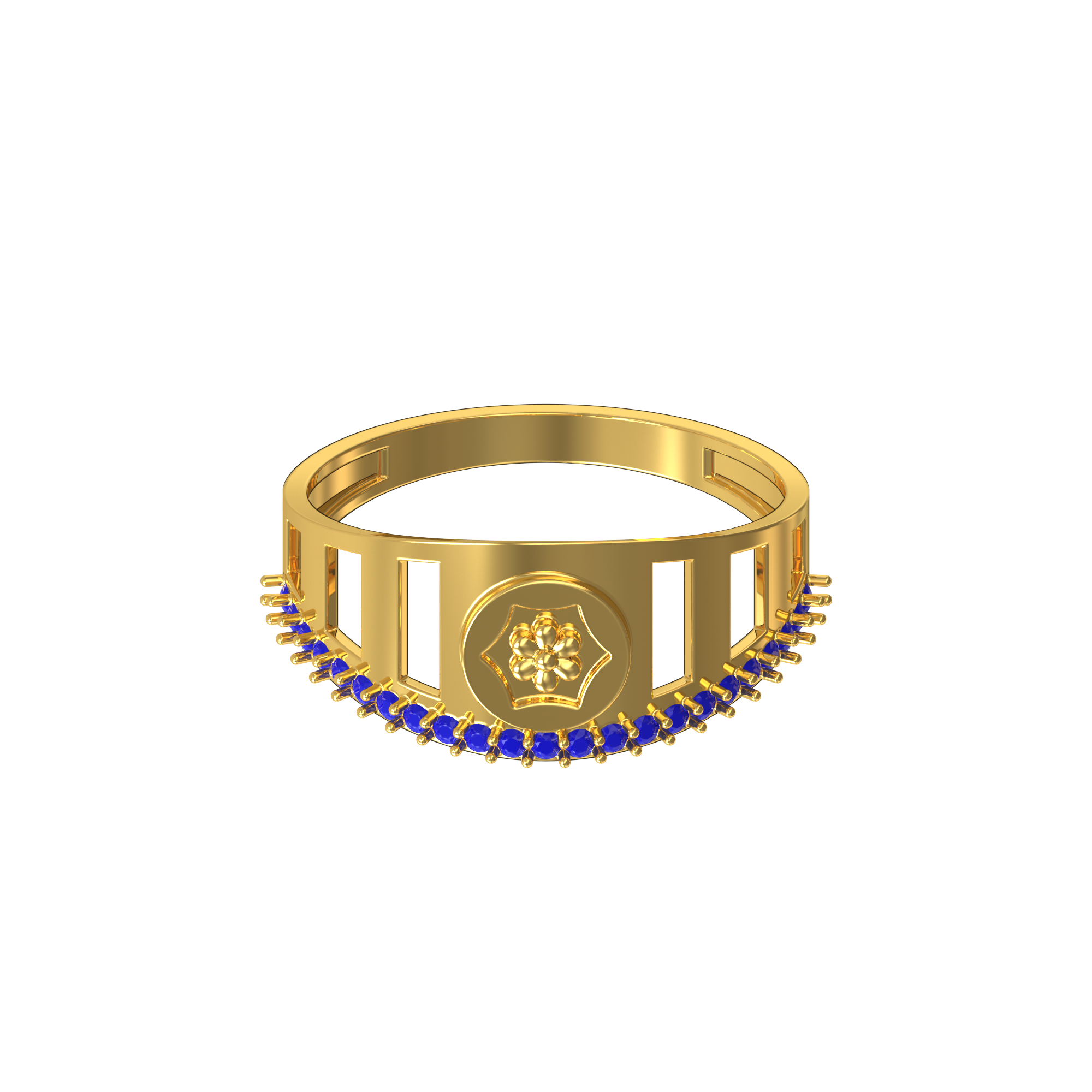 Floral-Design-Gents-Gold-Ring