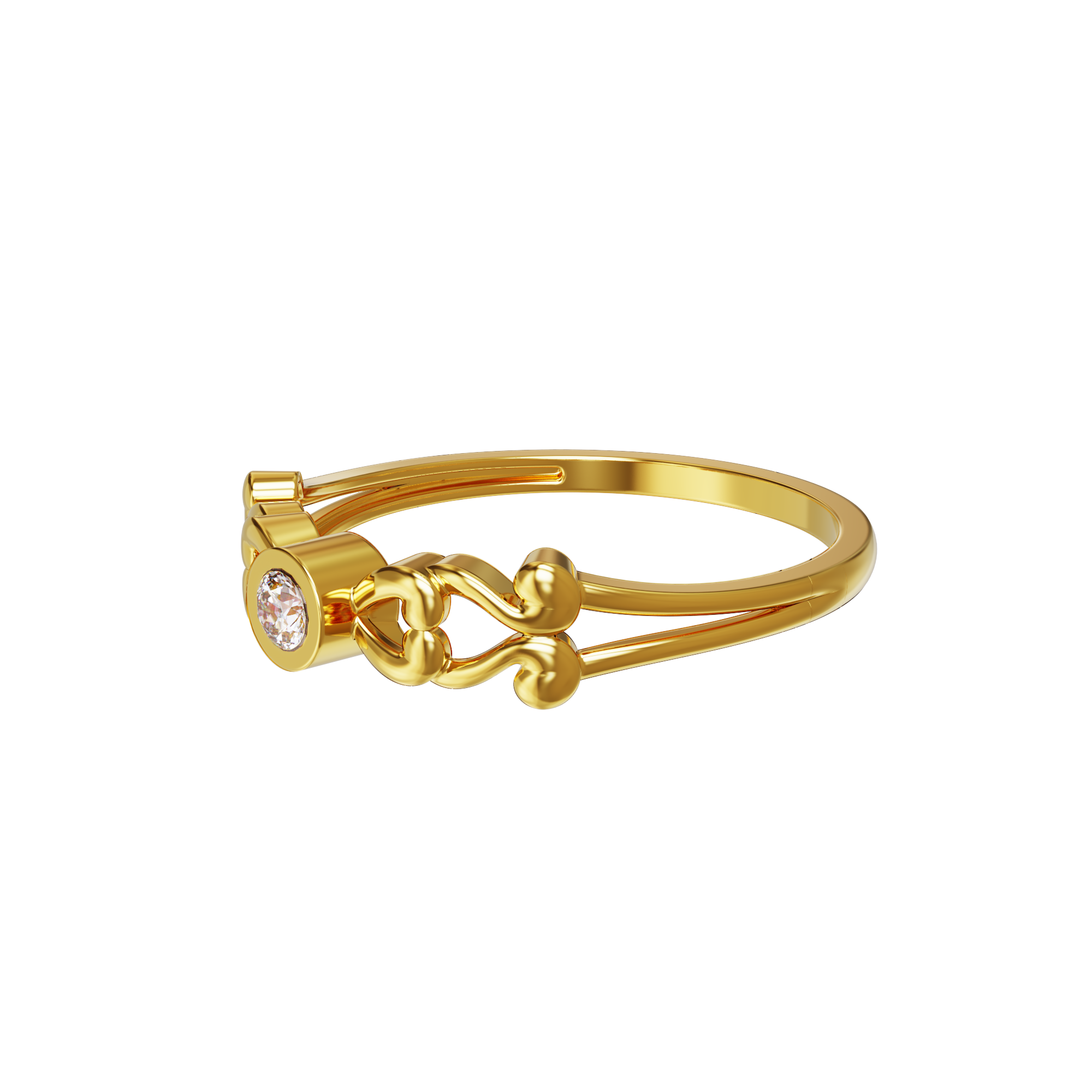 Light-weight-gold-ring