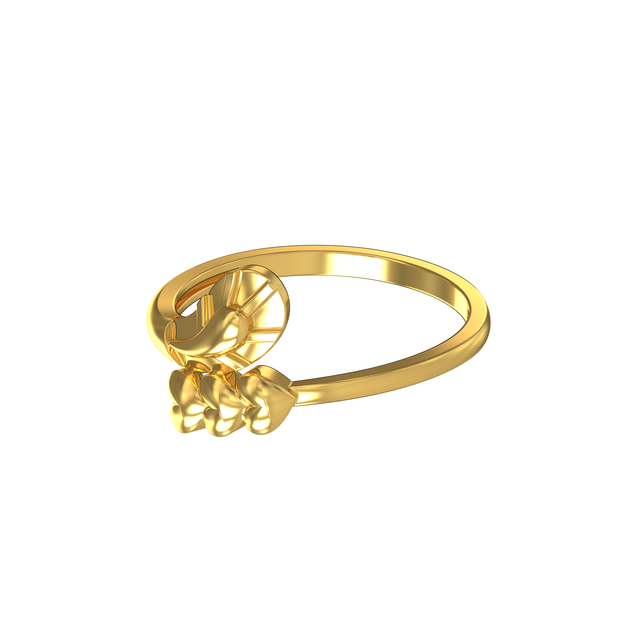 Modern-Heart-Design-gold-jewellery