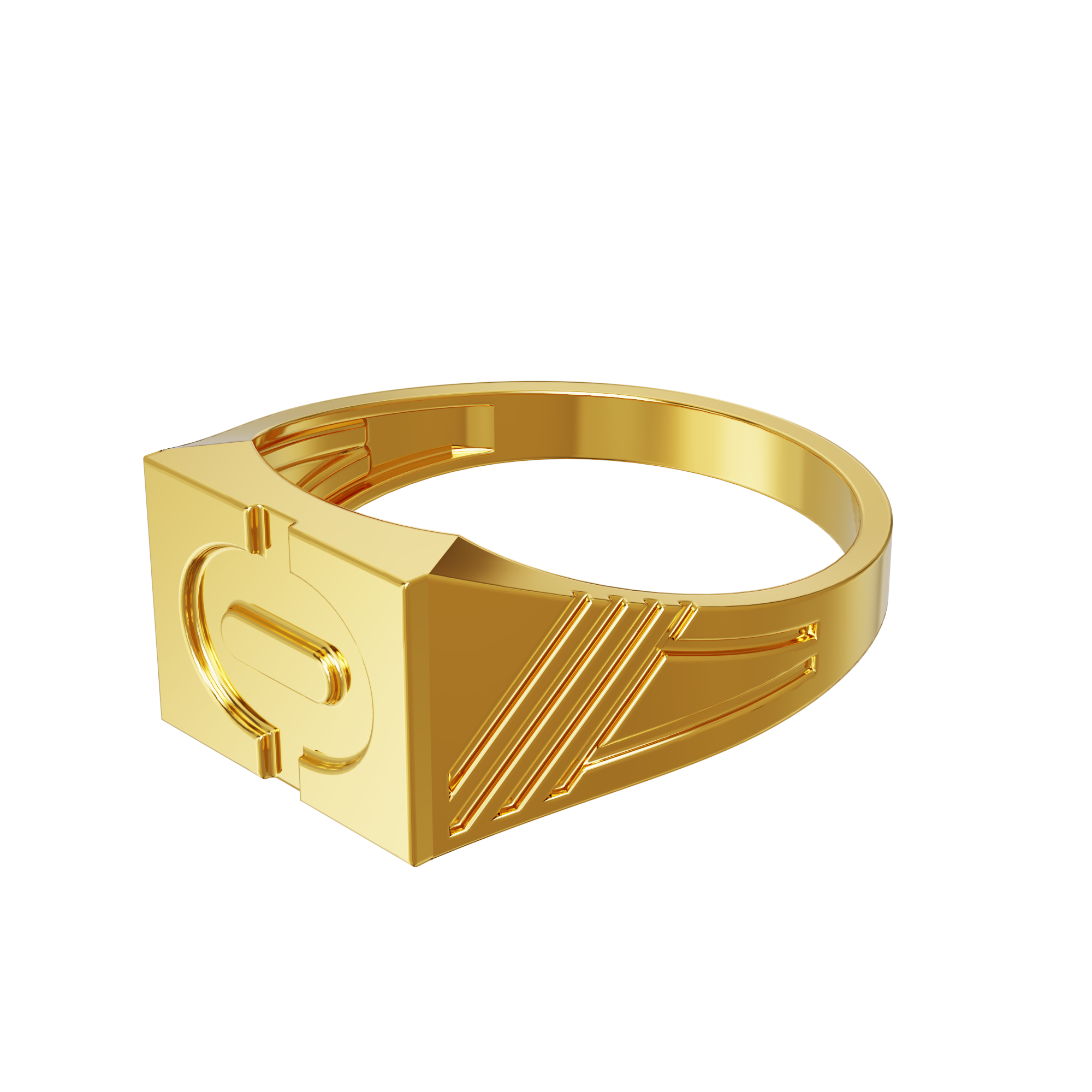 Buy Waama Jewels Gold Rings For Boys, Men (Size 26) Online at Best Prices  in India - JioMart.