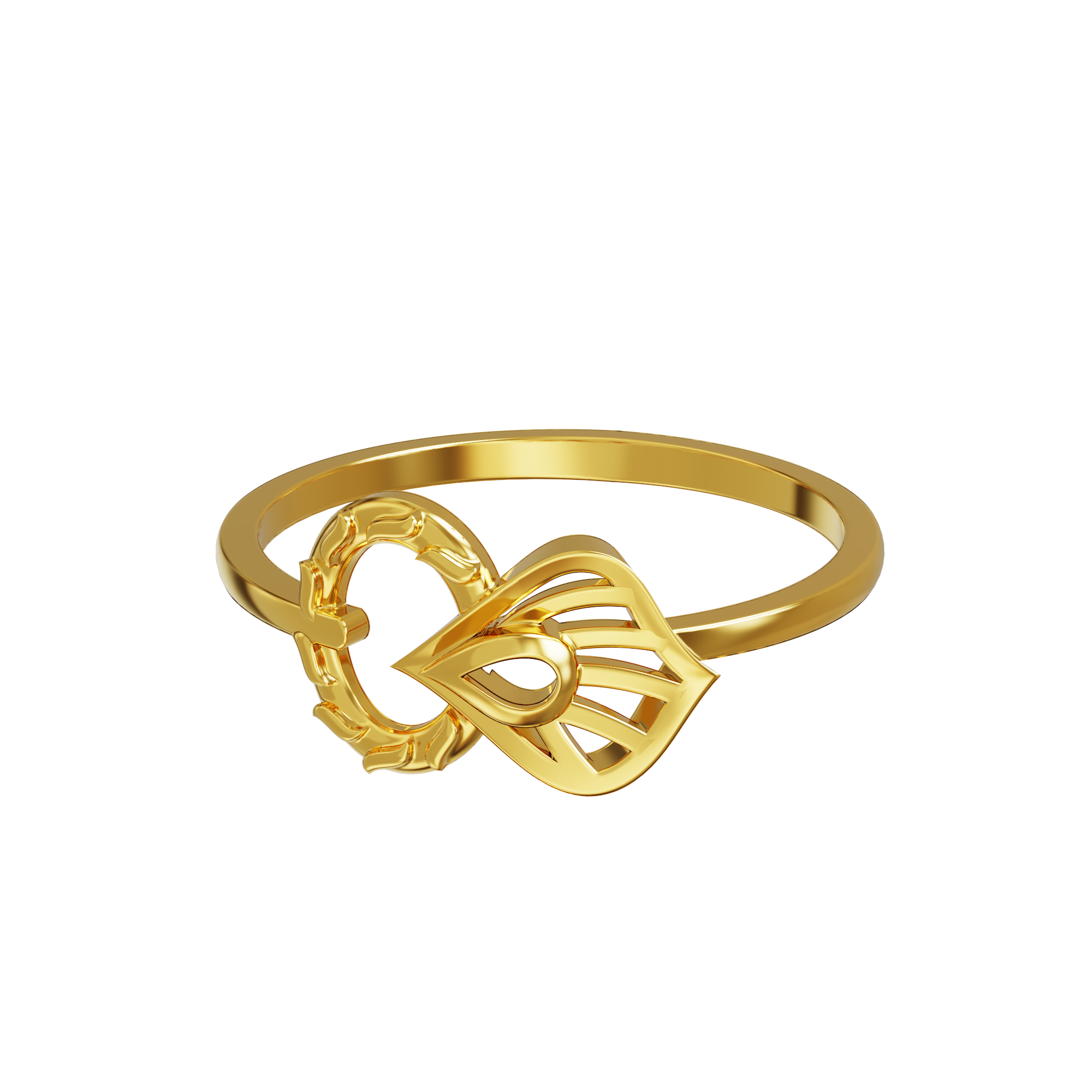 Plain-Curve-Design-Gold-Ring-Collections