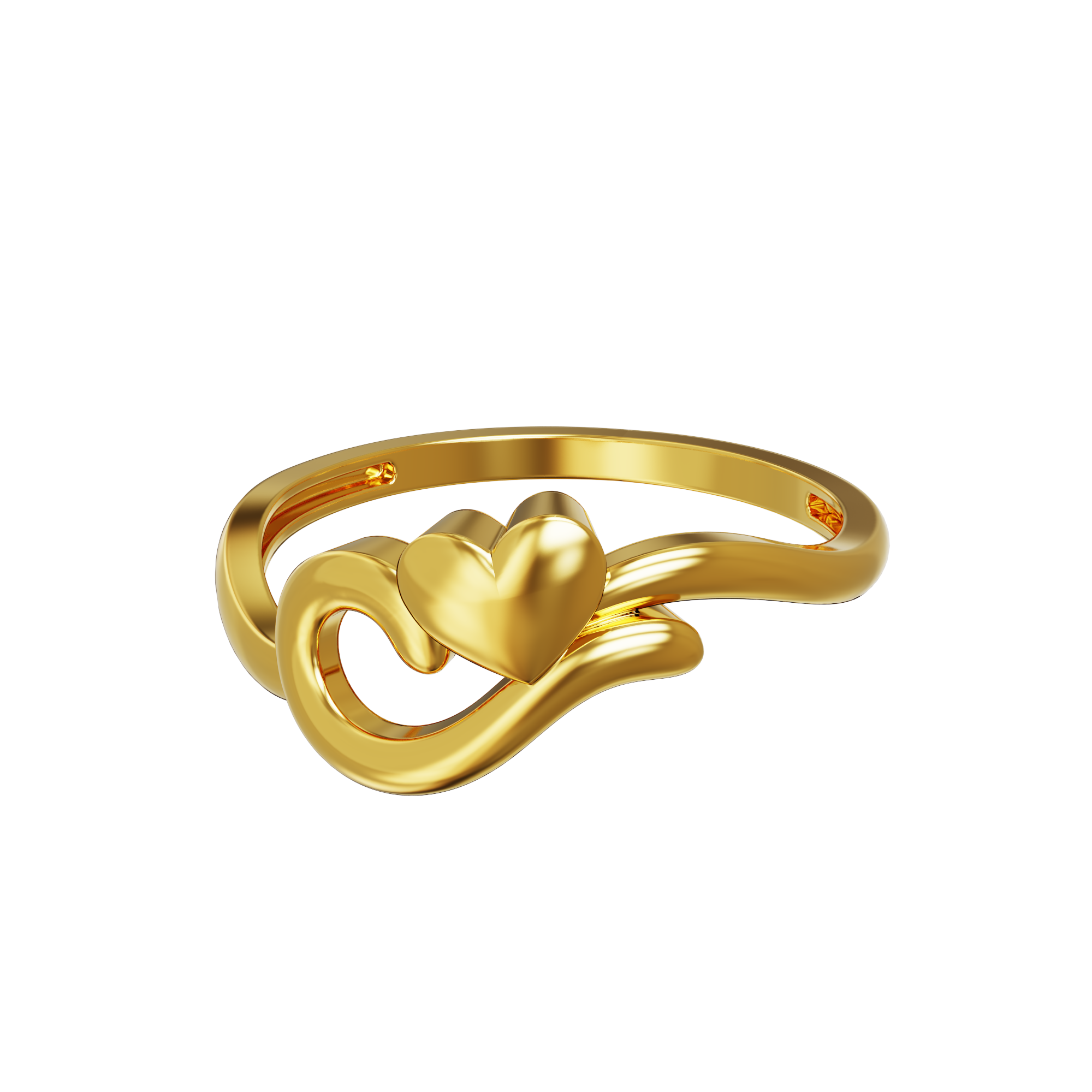 Plain-Heart-shaped-Promise-ring-Collections