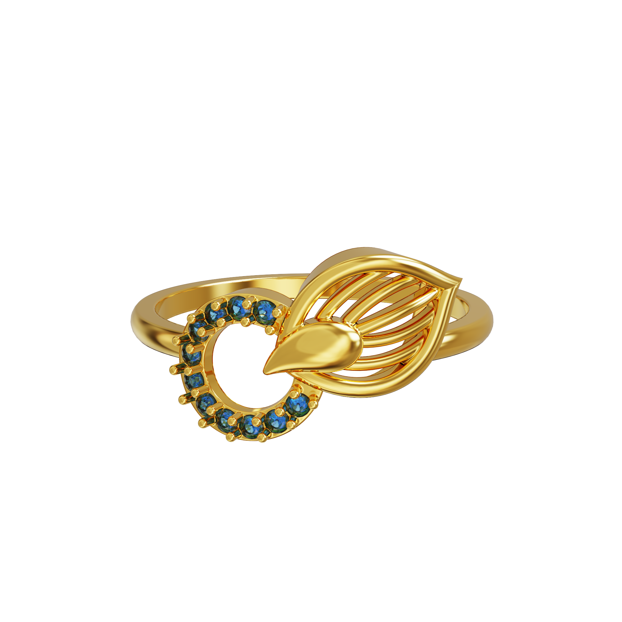 Stone-Curve-design-gold-ring-collections
