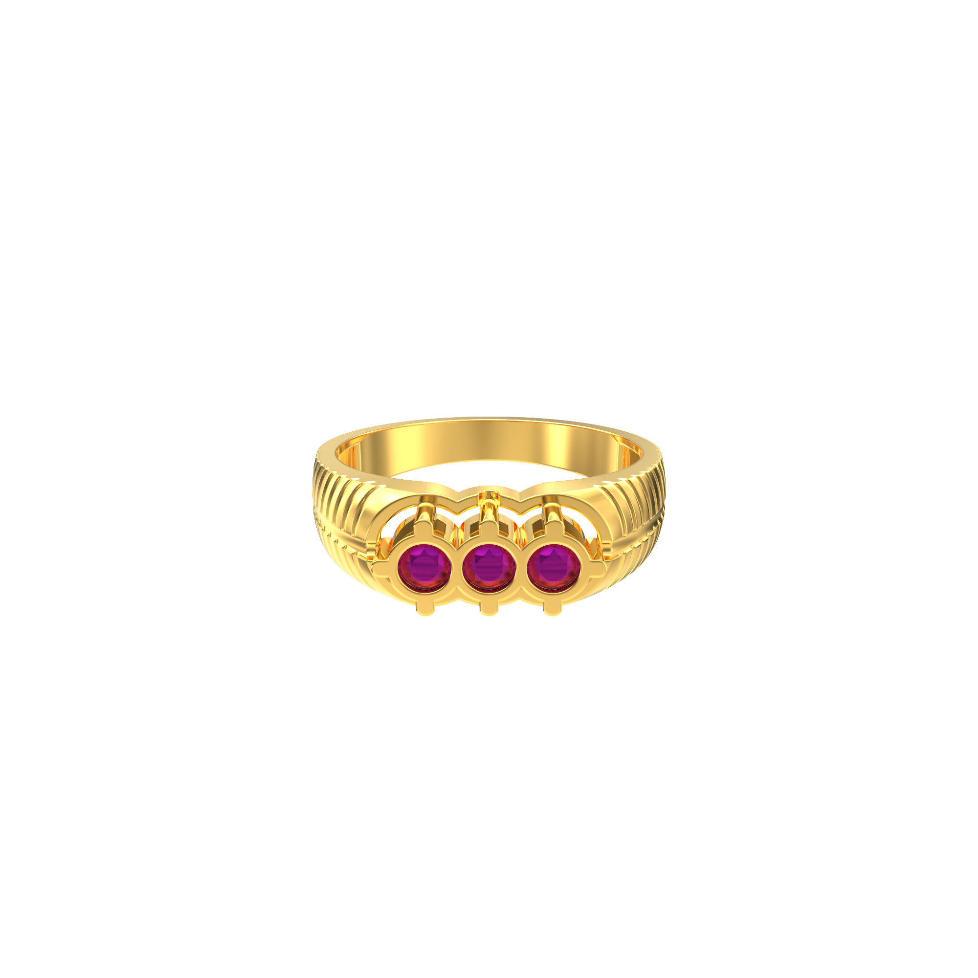 Male-Circular-Design-Gold-Ring