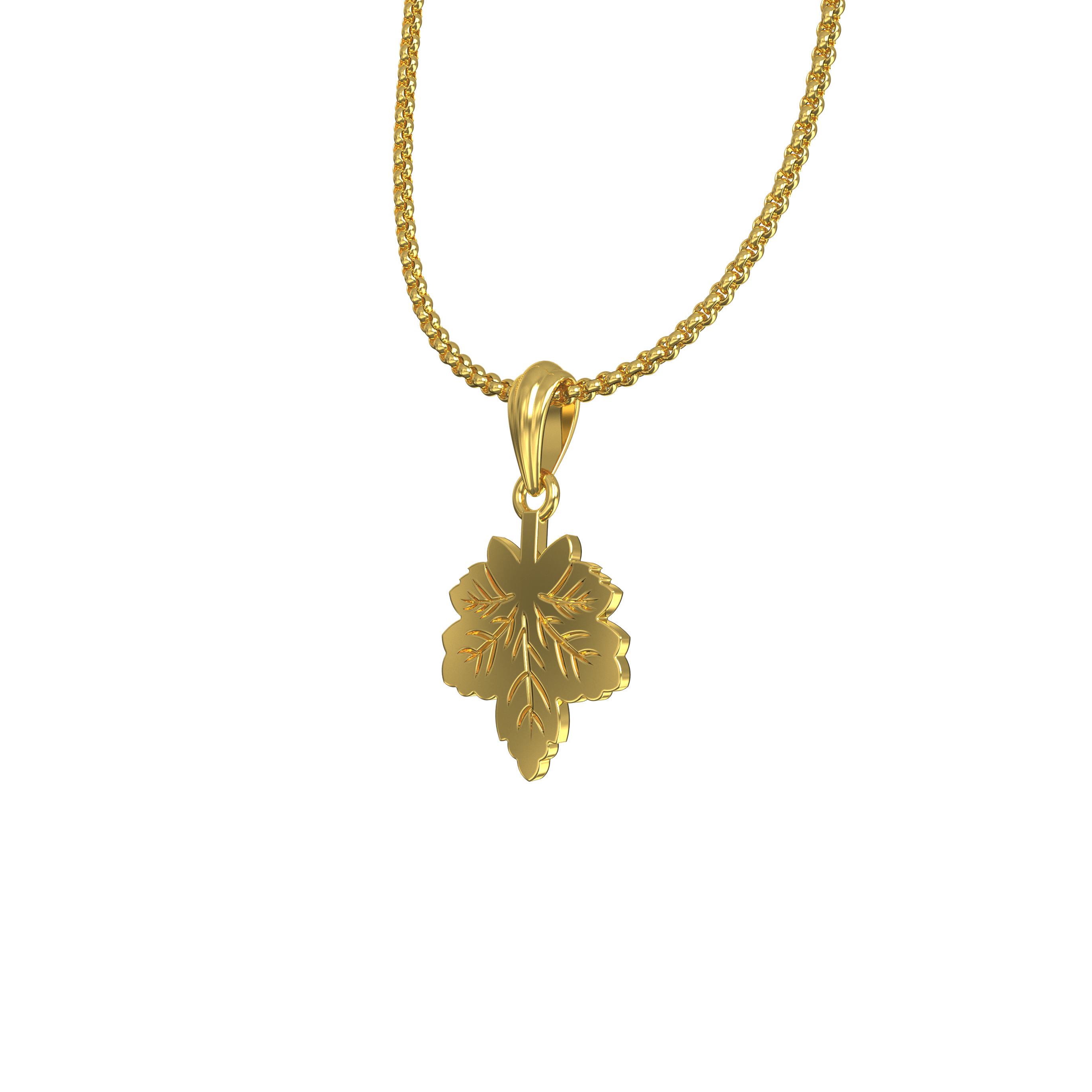 Maple-Leave-gold-pendant
