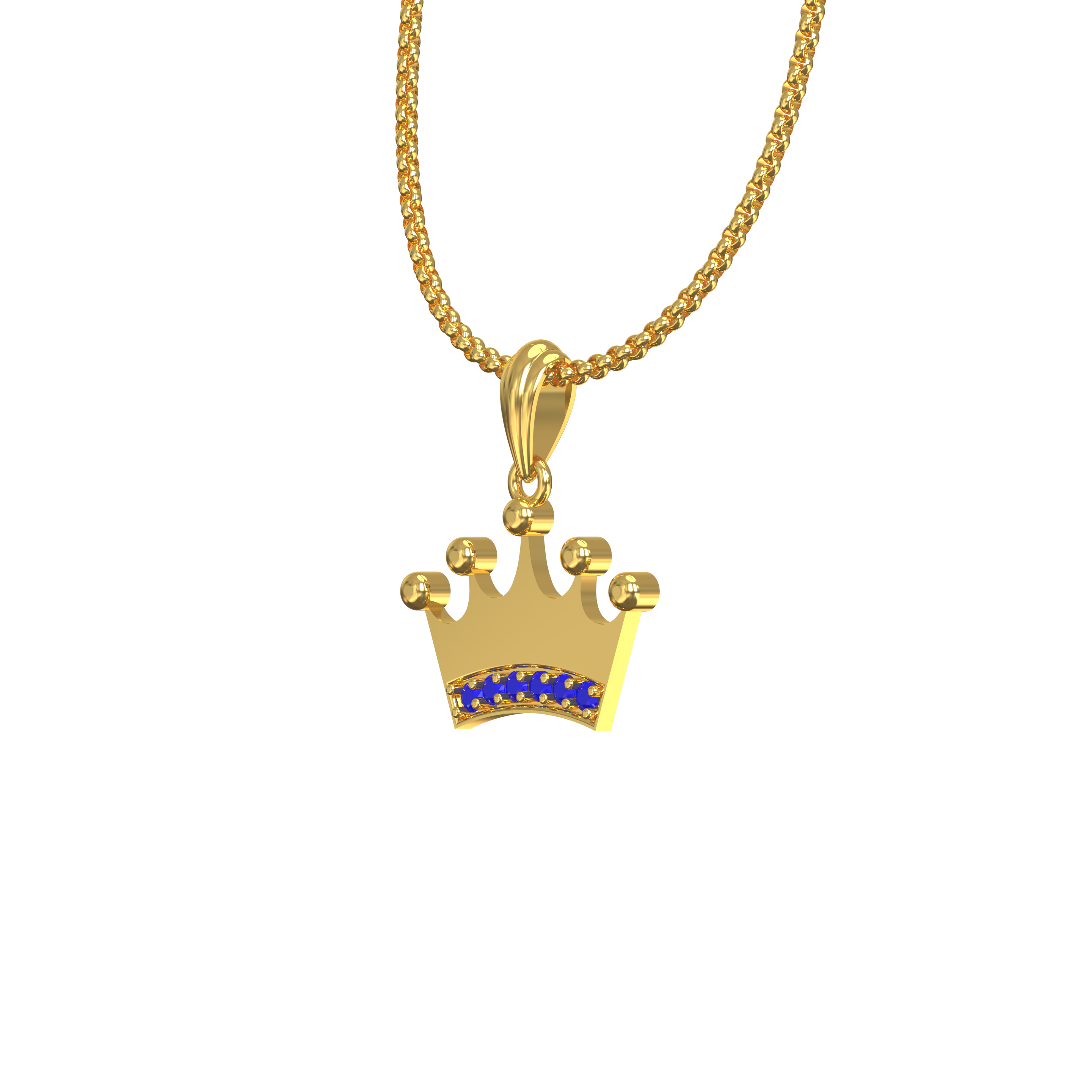 Queens-Crown-Gold-Pendant