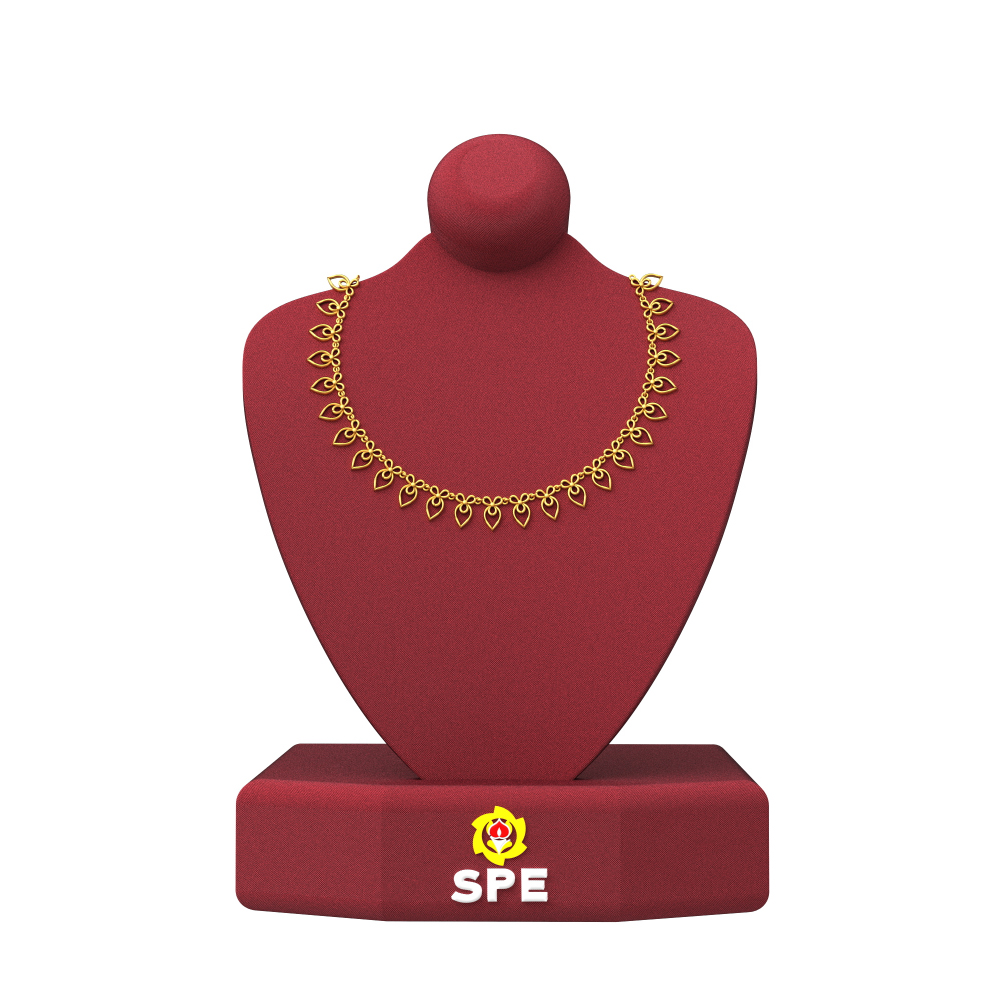 22k gold thushi necklace