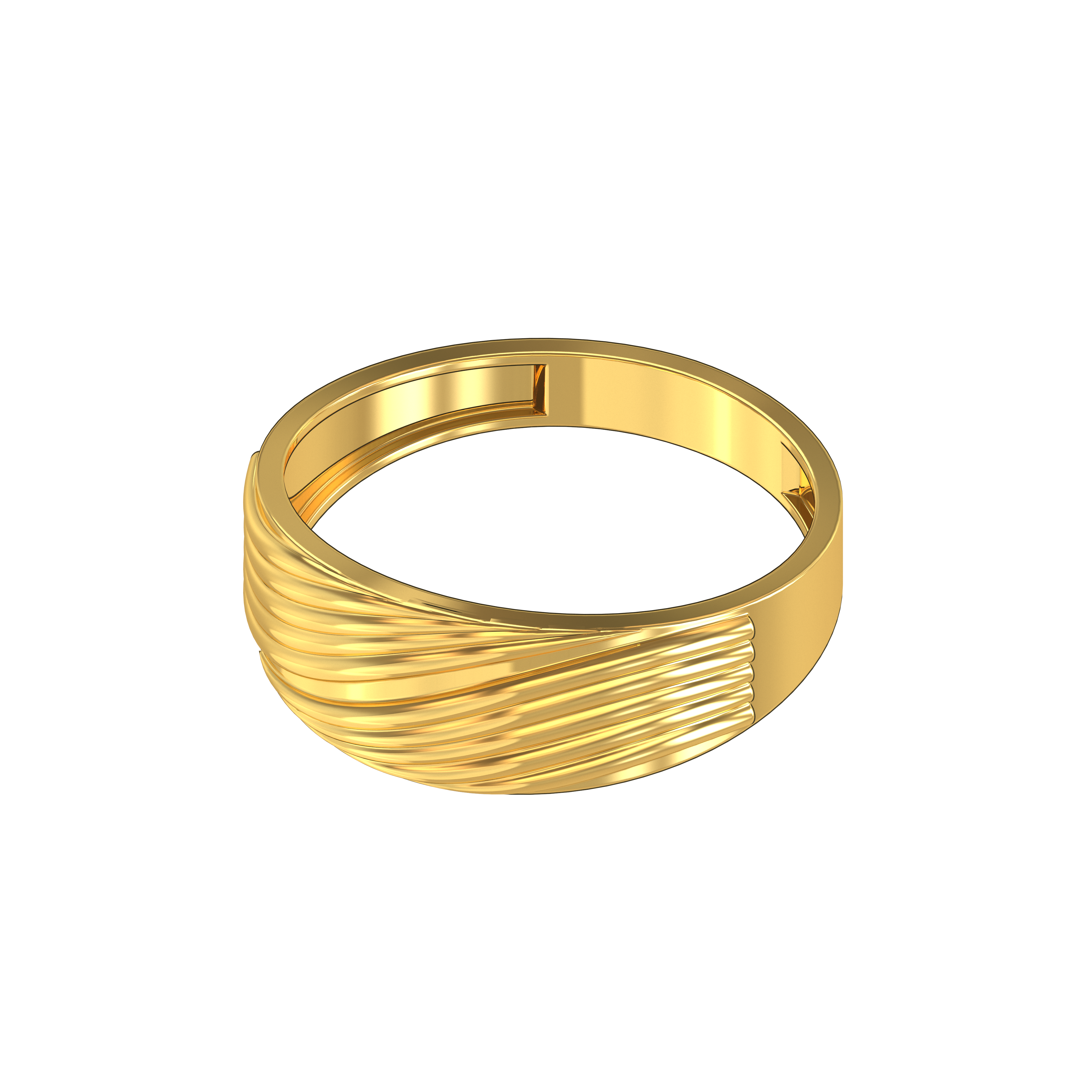 Curve-Design-Gold-Ring