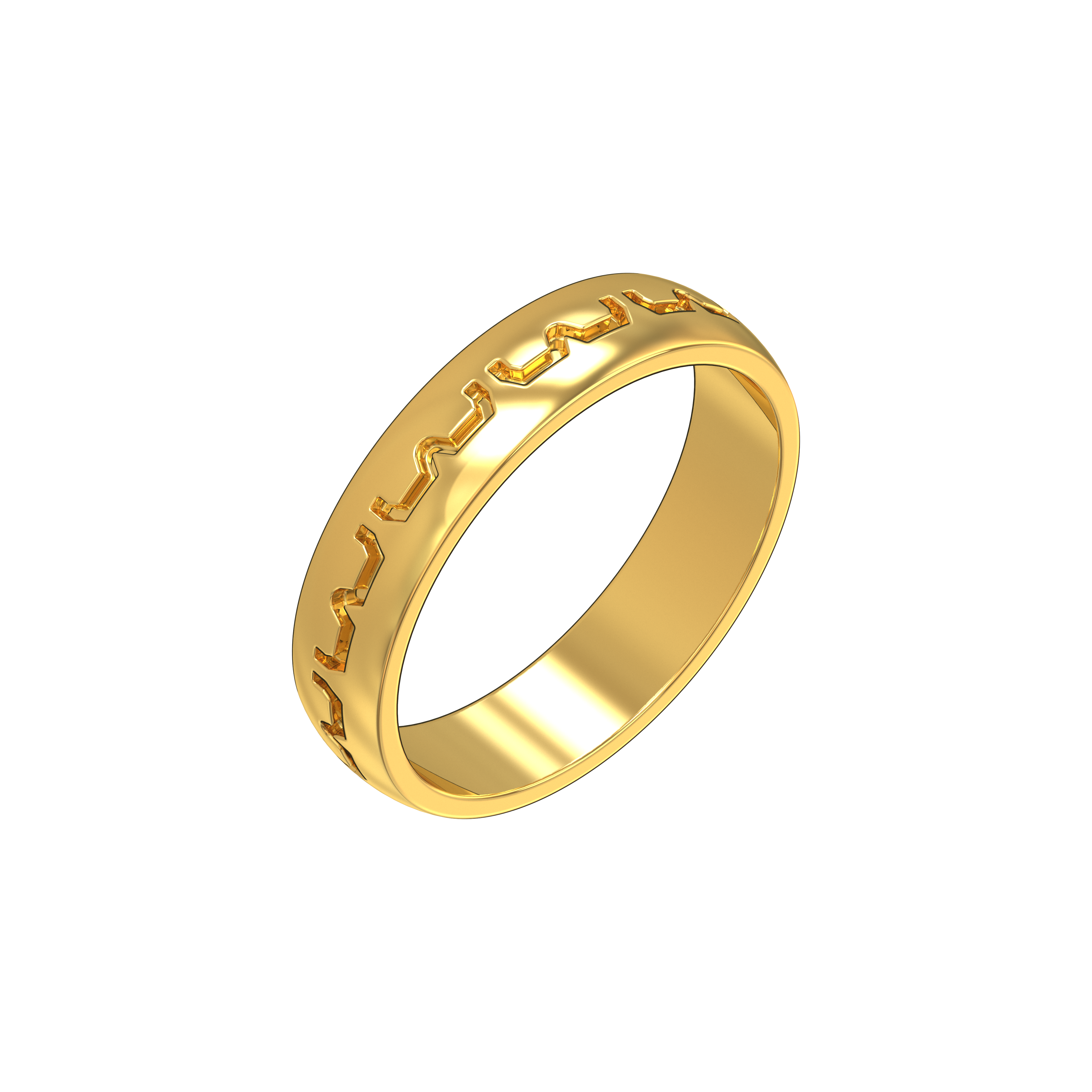 The Adalina Gold Ring by PC Jeweller
