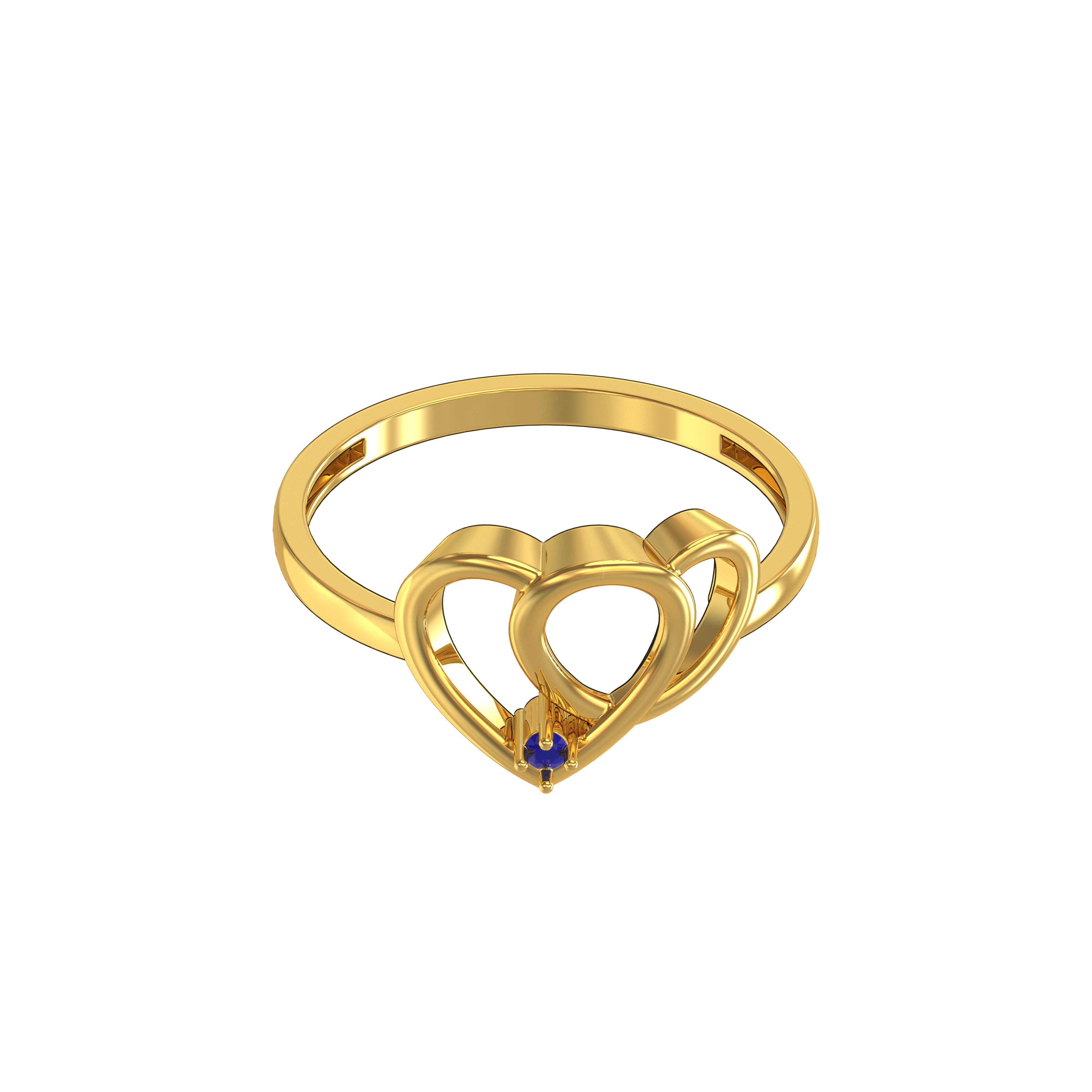 Heart-design-gold-ring-Collections