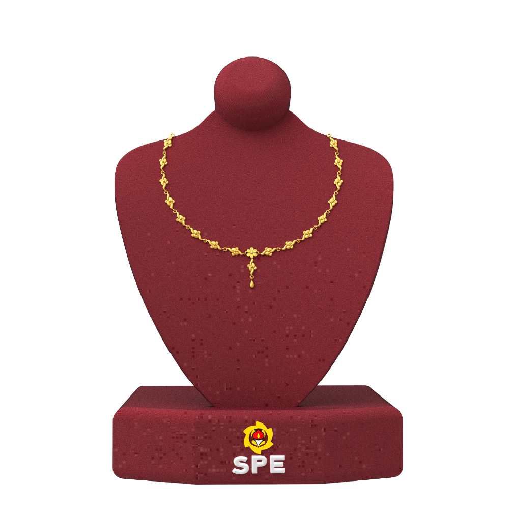SPE Gold necklace design