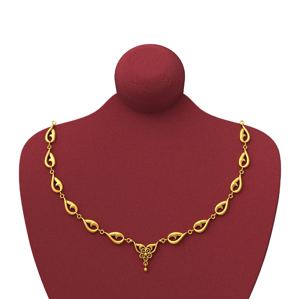 gold necklace below 50000