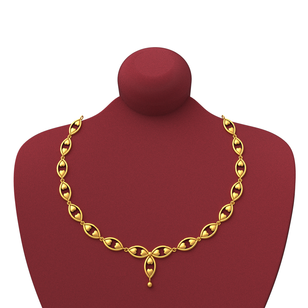 gold necklace design Poonamallee