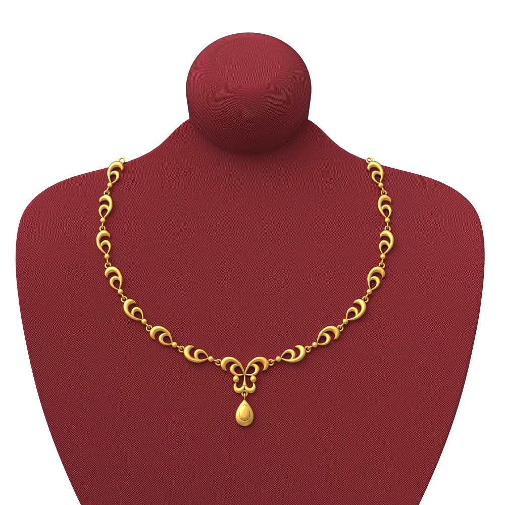gold necklace designs