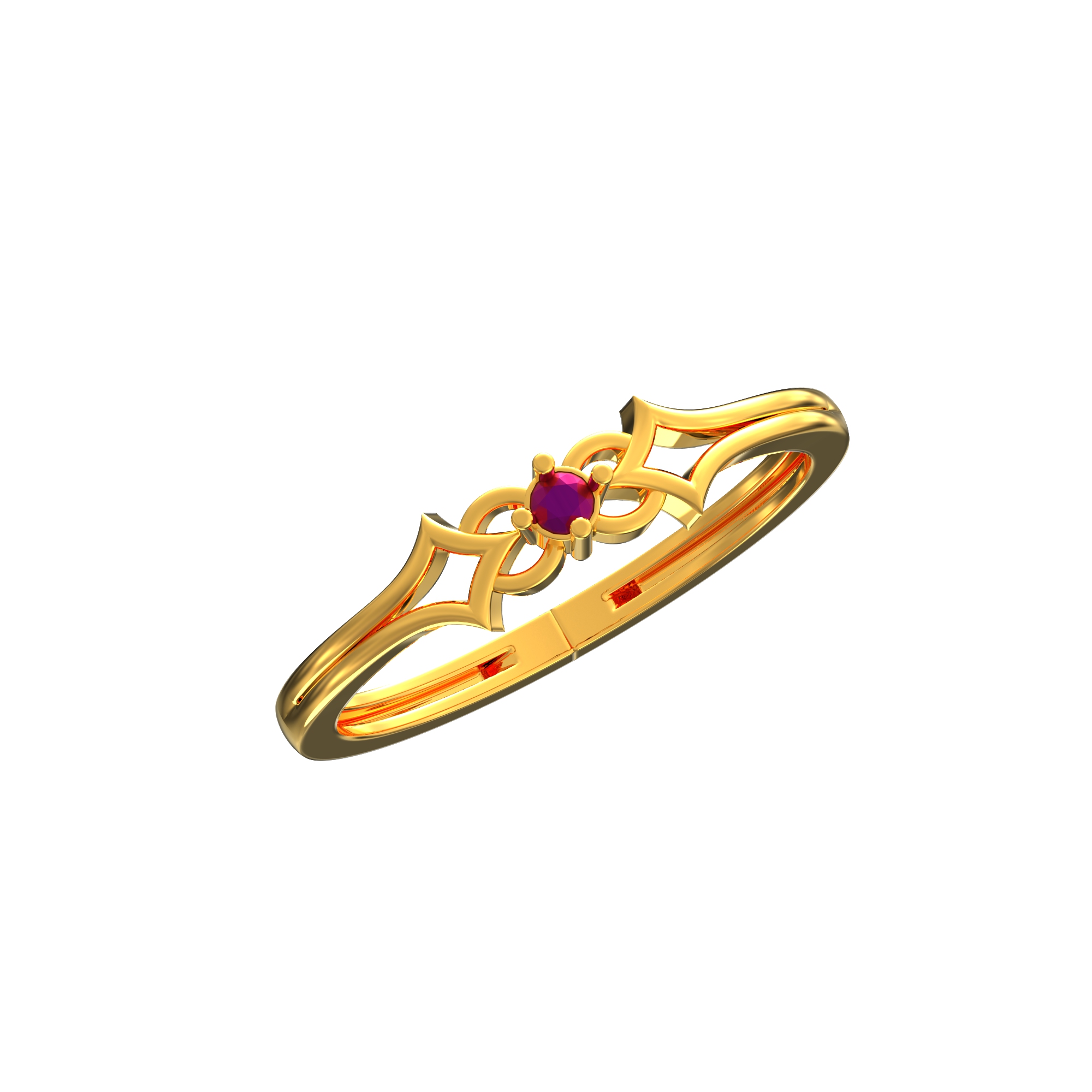 Stone Curve Design Gold Ring 01-02 - SPE Gold,Chennai-tuongthan.vn