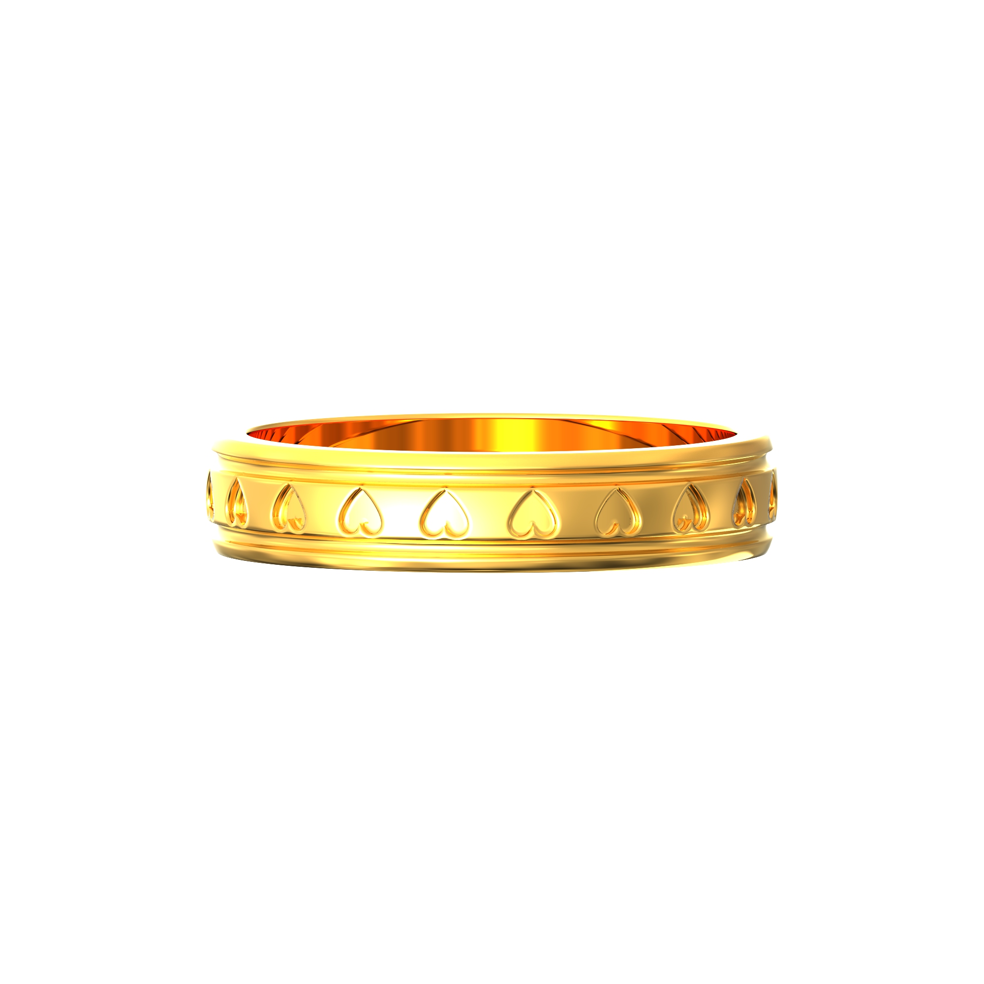 Hearts Gold Ring Designs