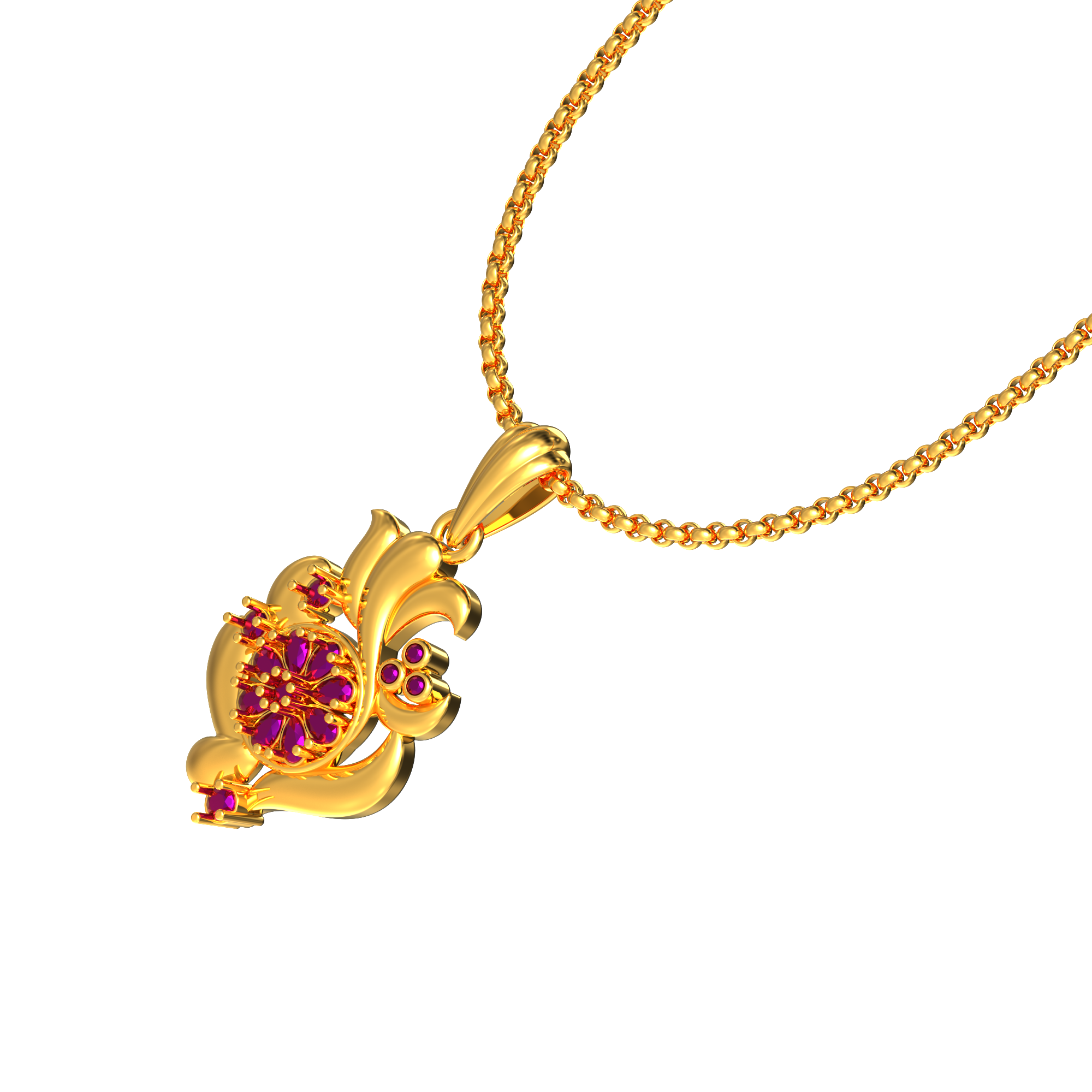 Lord Vinayagar Gold Pendant