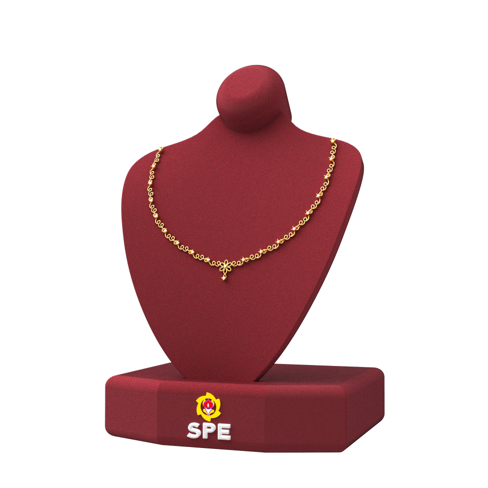 SPE Gold - Light Weight Gold Necklace Design