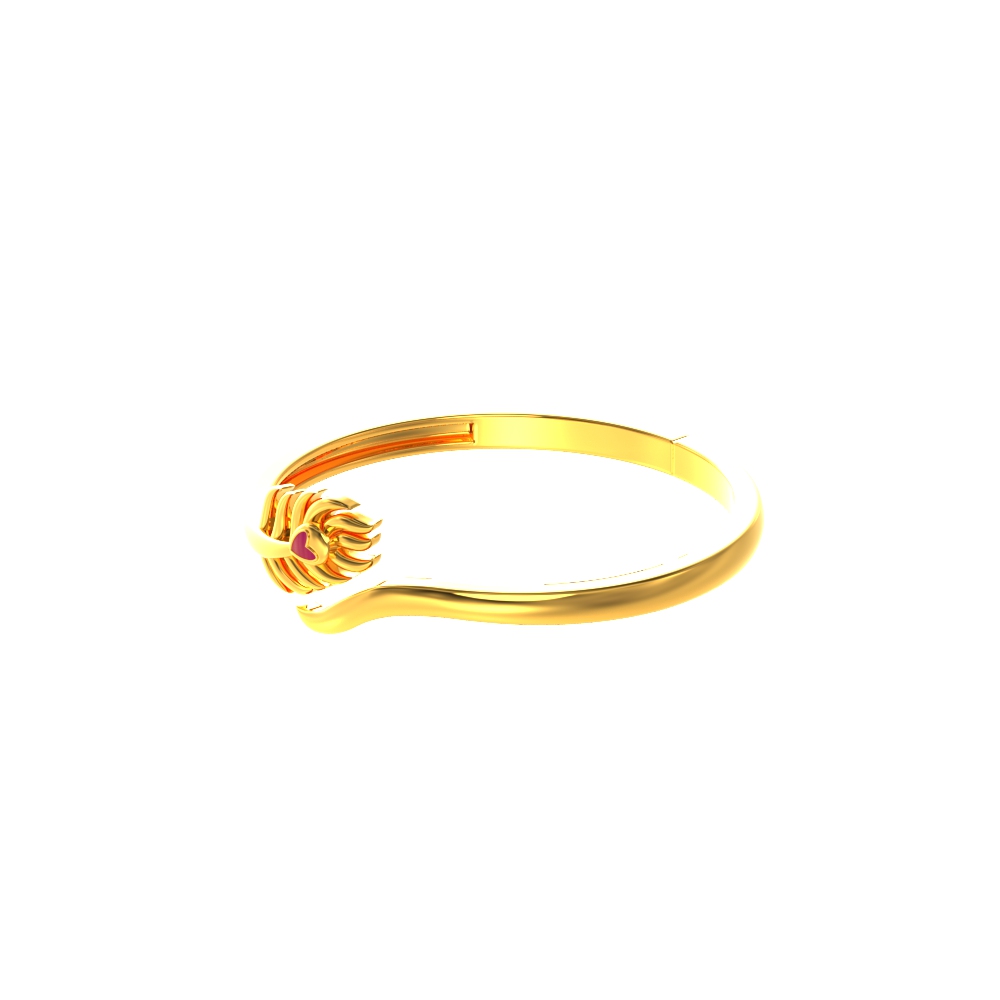 peacock feather gold ring Poonamallee