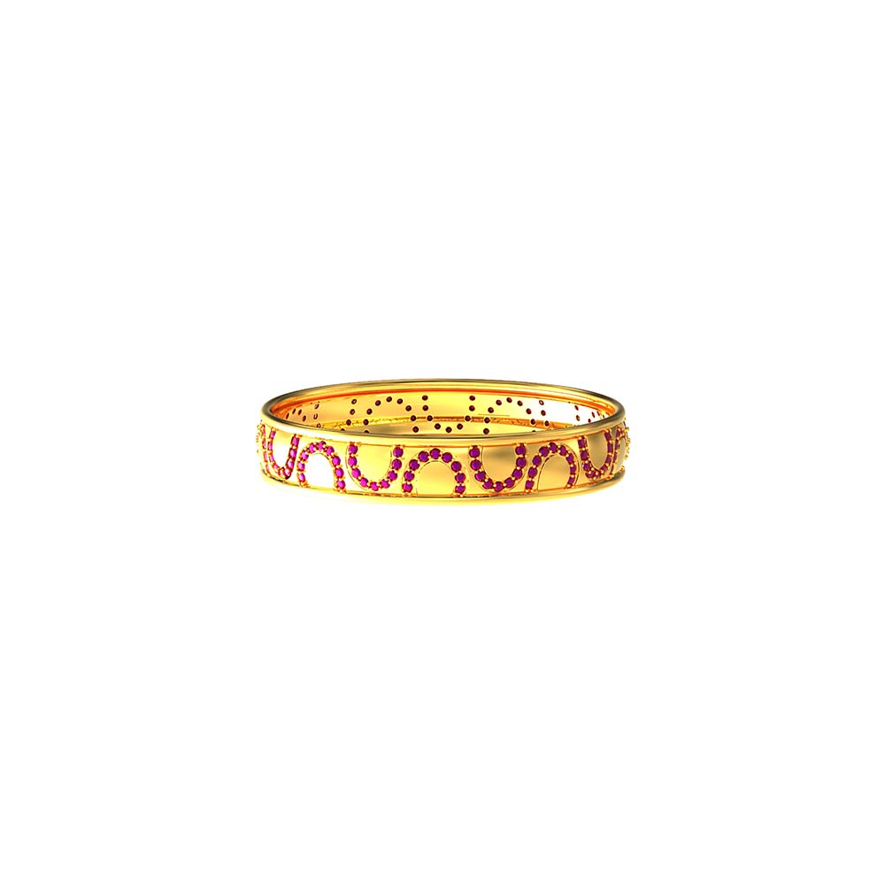 Bangles With Half Circle Design For Women