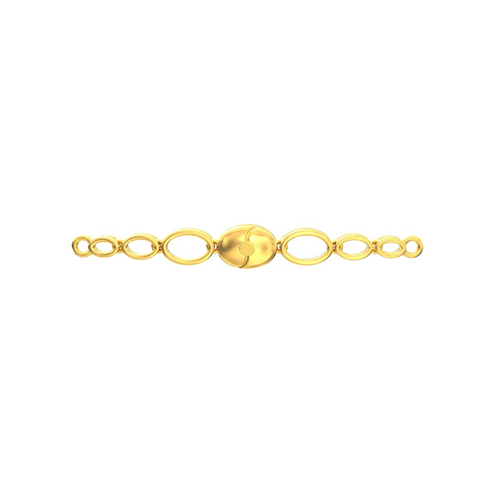 Bracelet With Oval Like Chain Shape