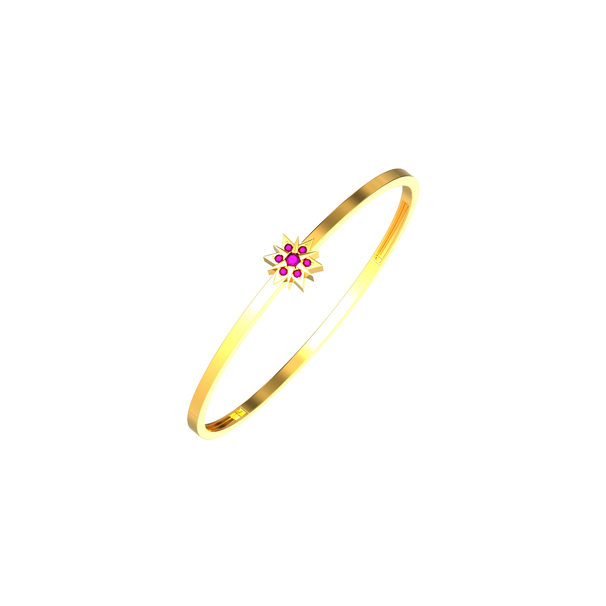 Bracelet with Single Flower Design