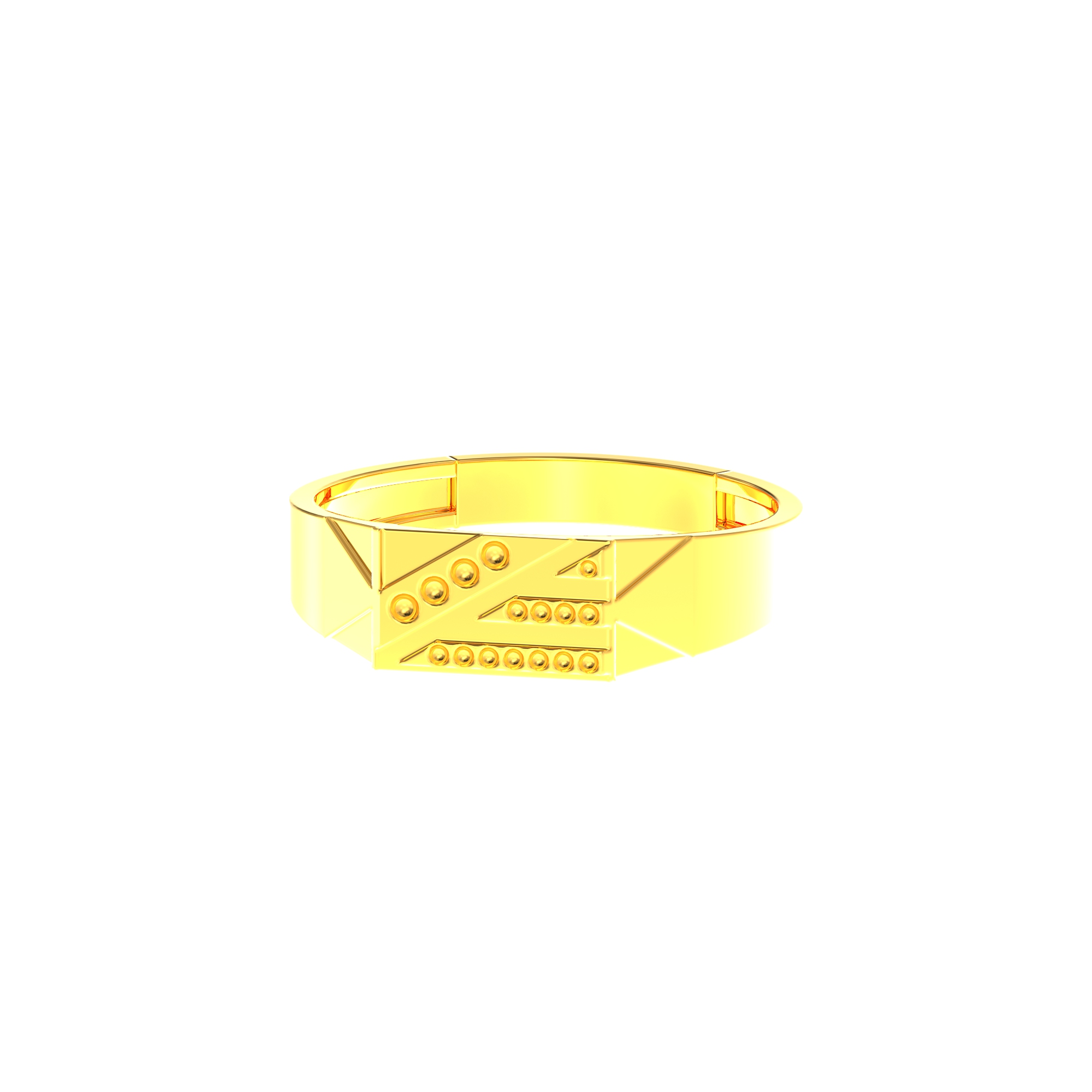 Pattern Design Gents Gold Ring-01-01