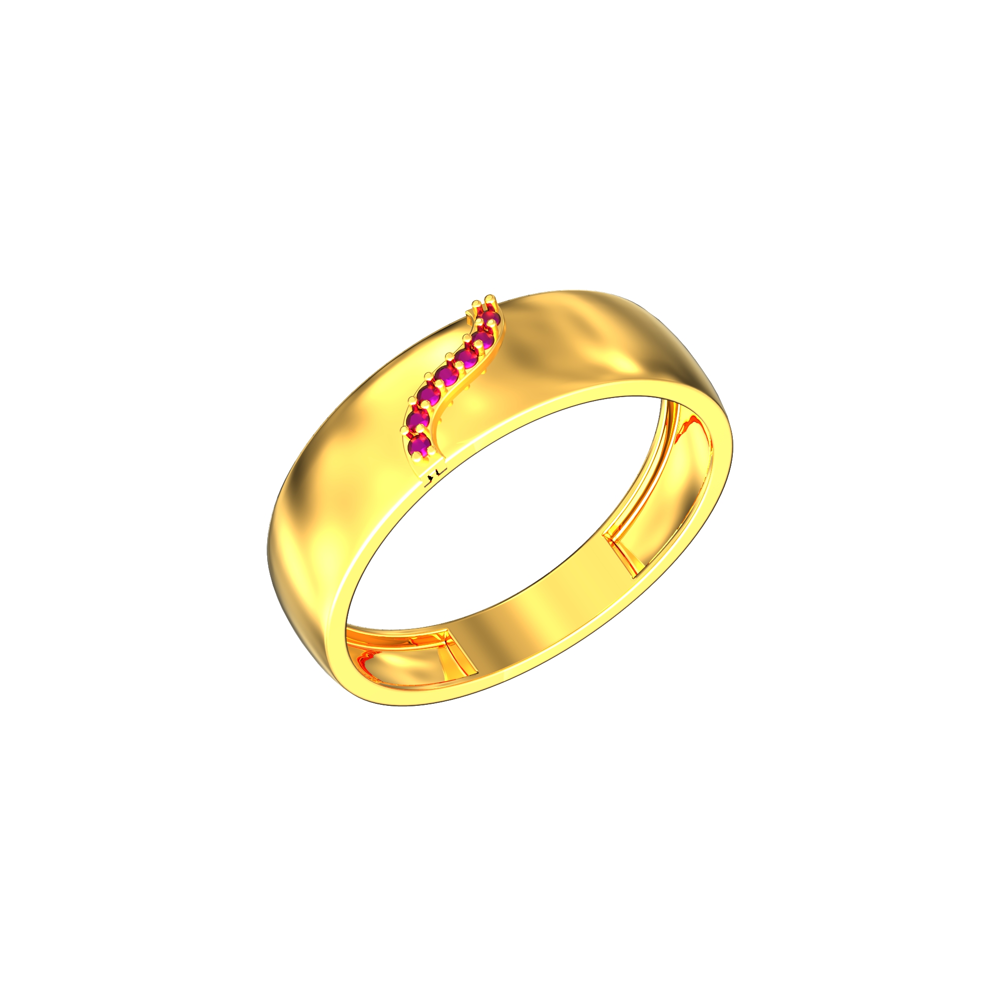 Pattern Design Gents Gold Ring